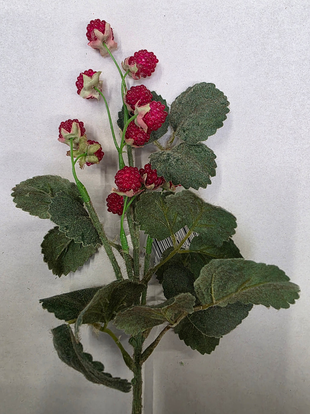 Artificial Raspberry Pick 29cm (pack of 2)