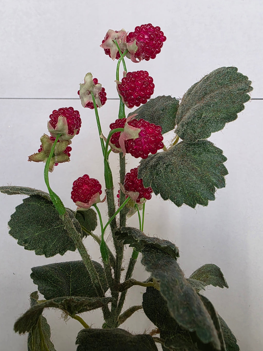 Artificial Raspberry Pick 29cm (pack of 2)