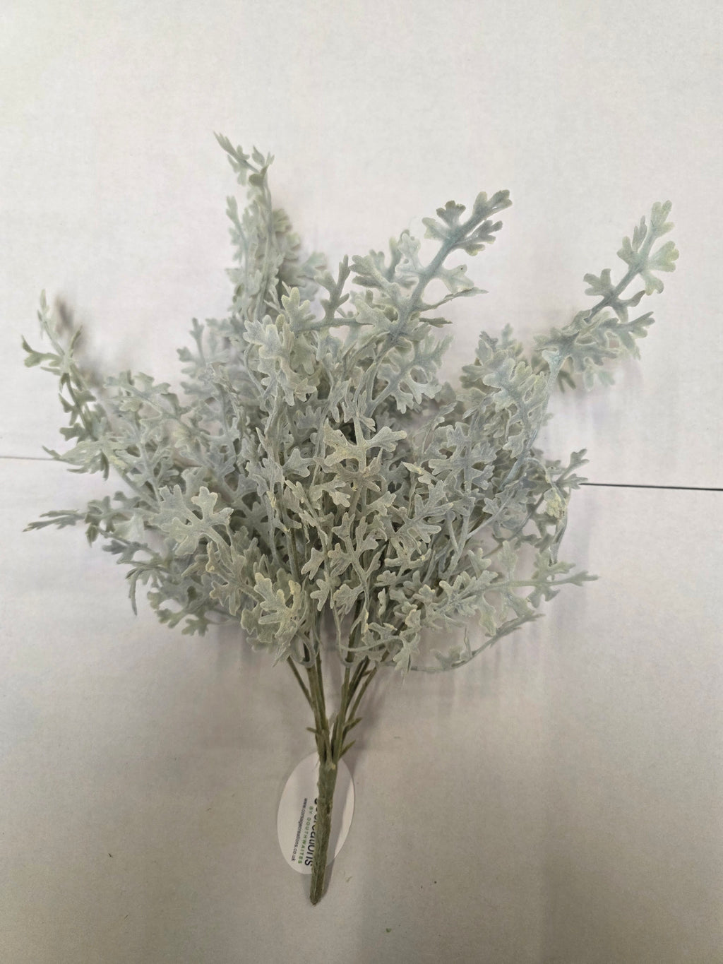 Artificial Senecio Bush Green Grey (pack of 2)