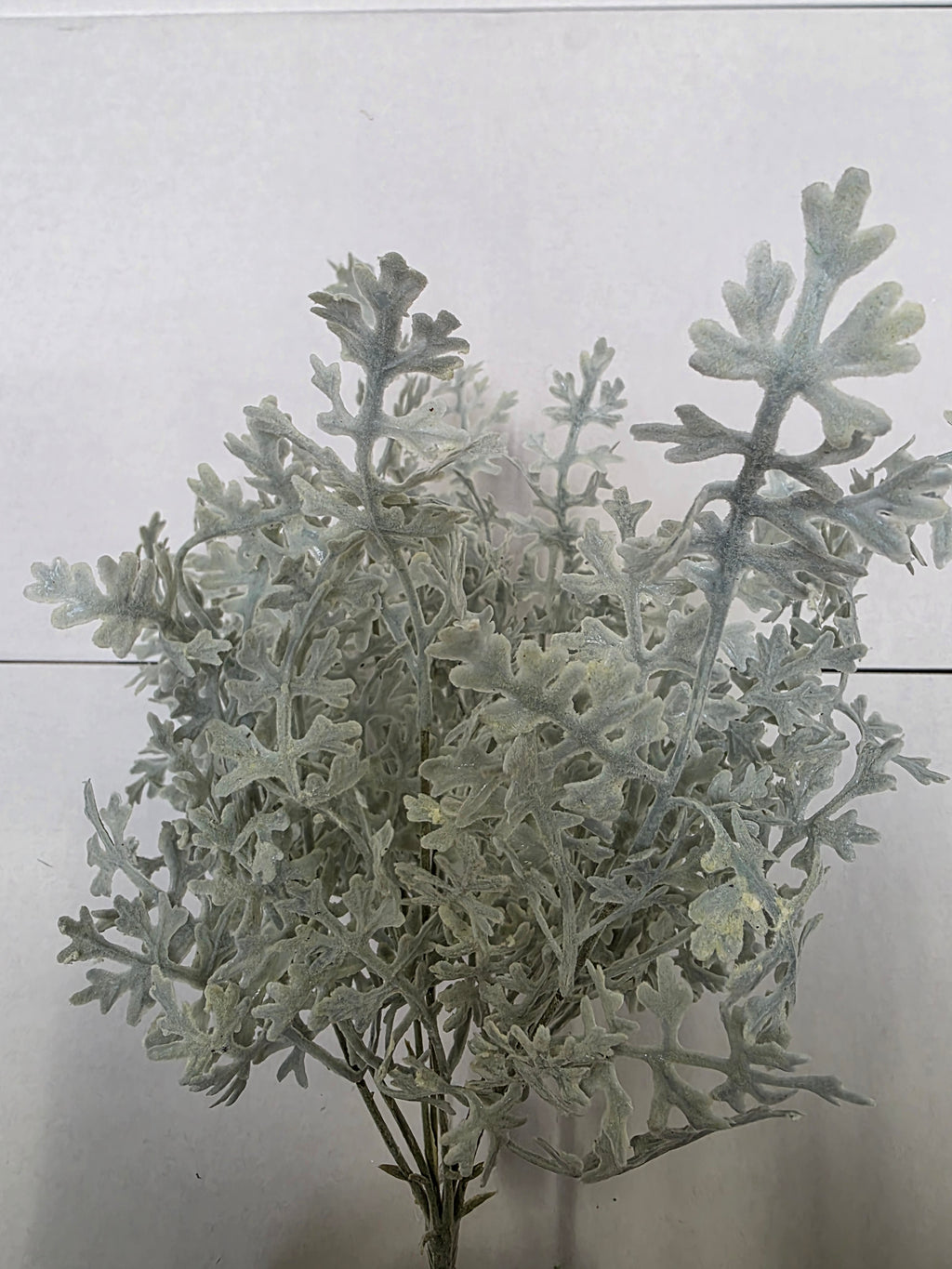Artificial Senecio Bush Green Grey (pack of 2)
