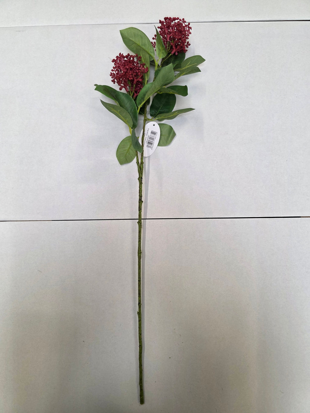 Artificial Skimmia Spray Green Red (PACK OF 3)