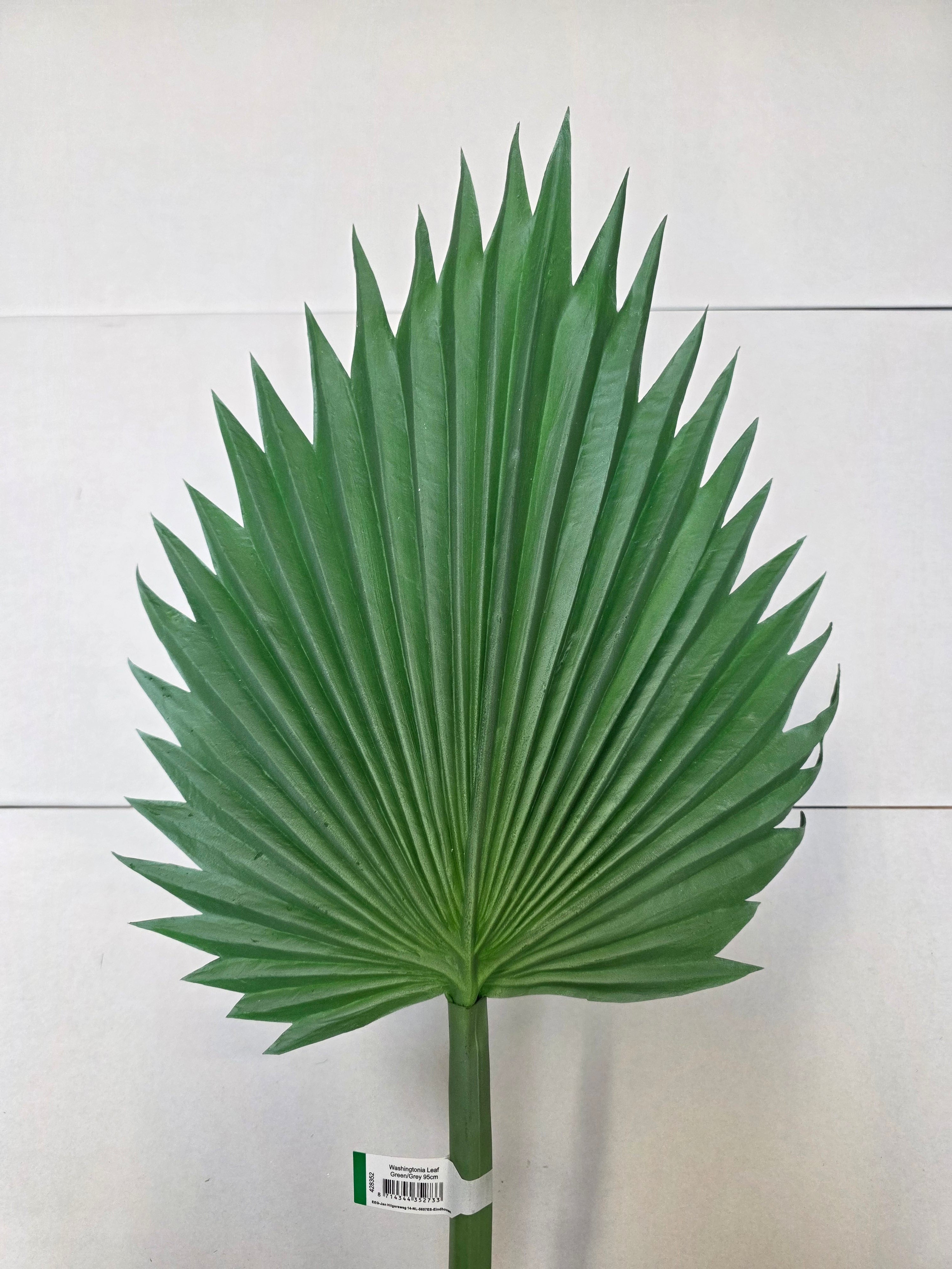 Artificial Washingtonia Leaf Green Grey