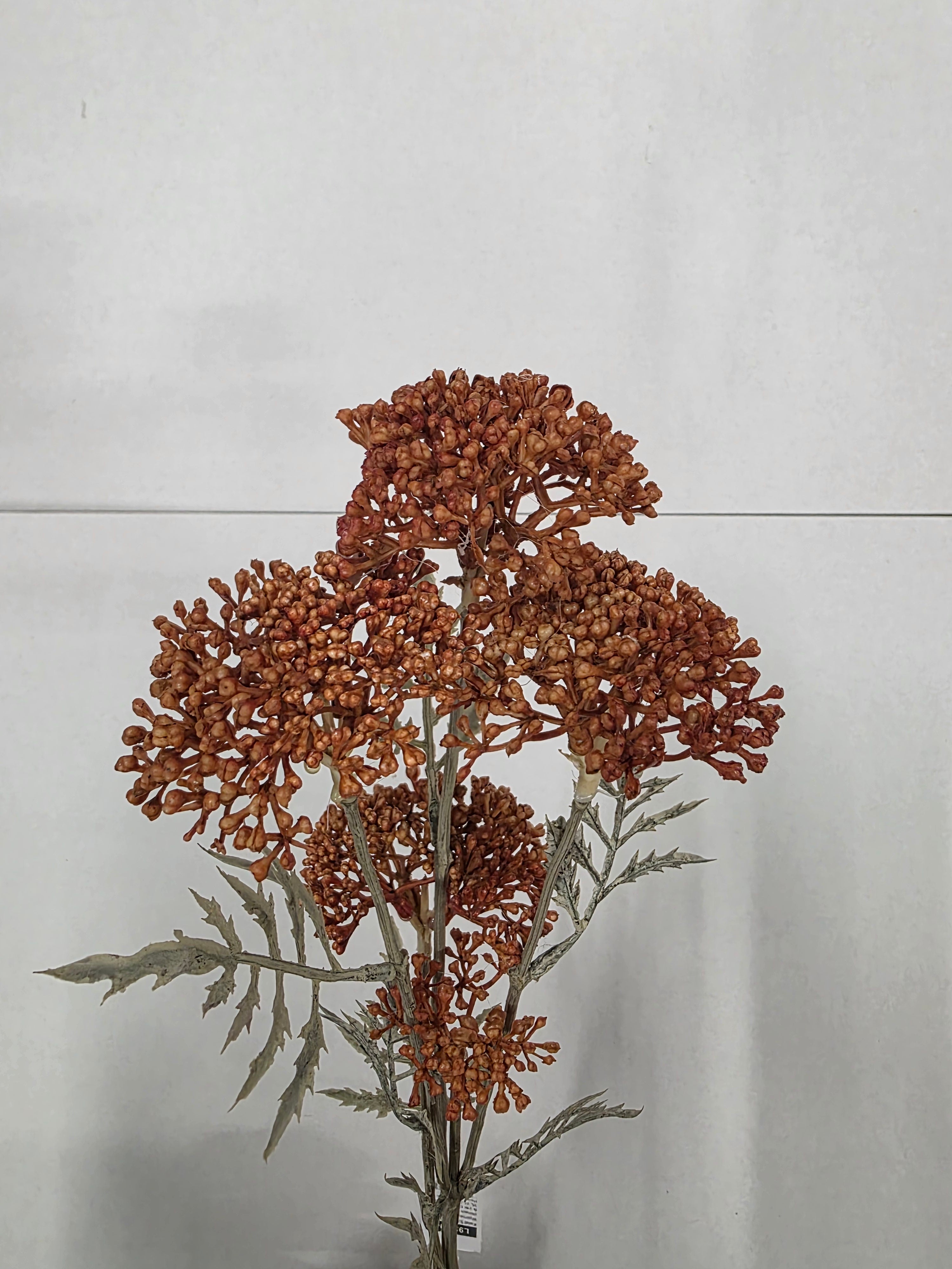 Artificial Achillia Branch X 5 Orange (PACK OF 2)