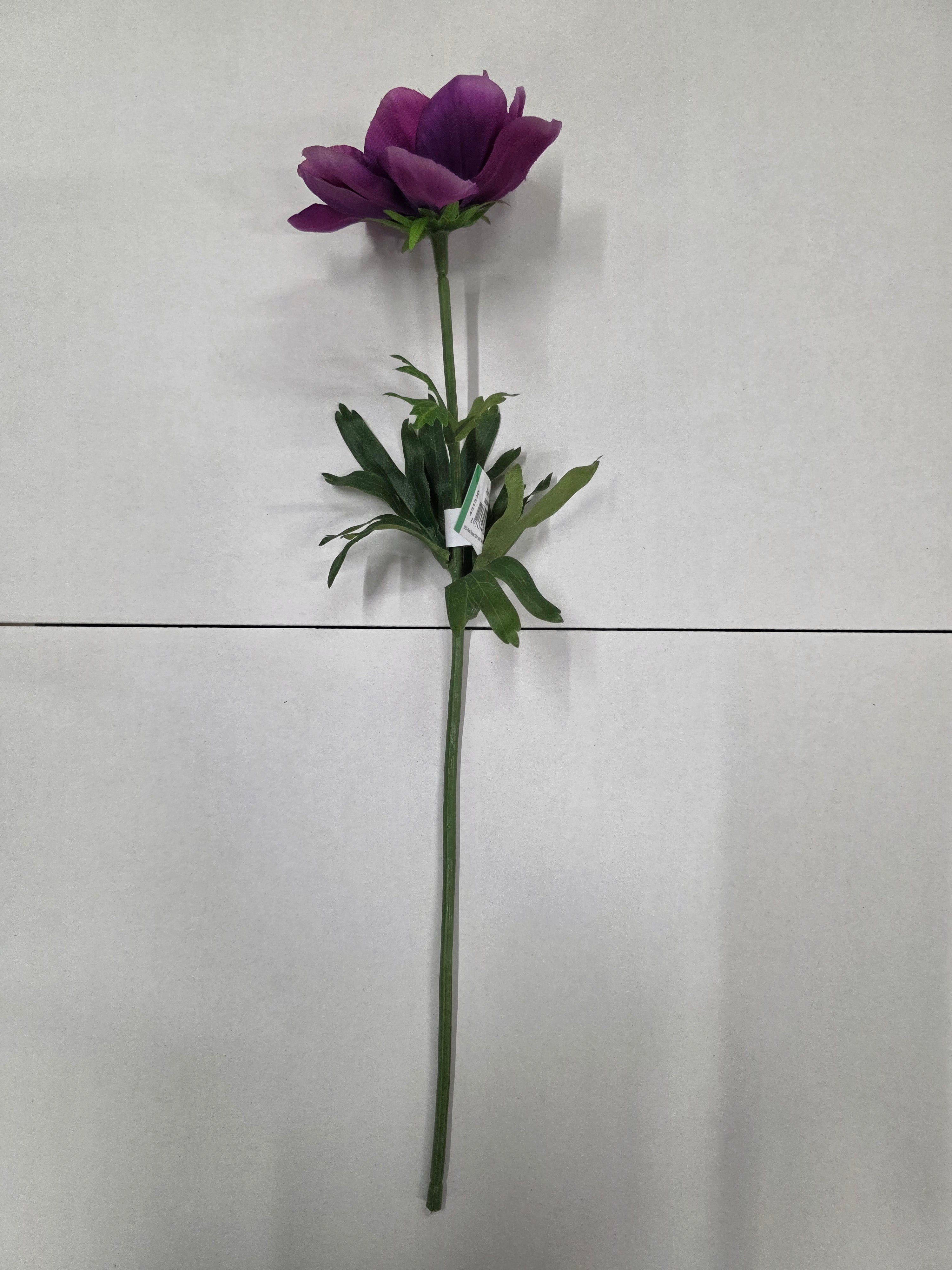 Artificial Anemone Spray Purple 45cm (PACK OF 4)