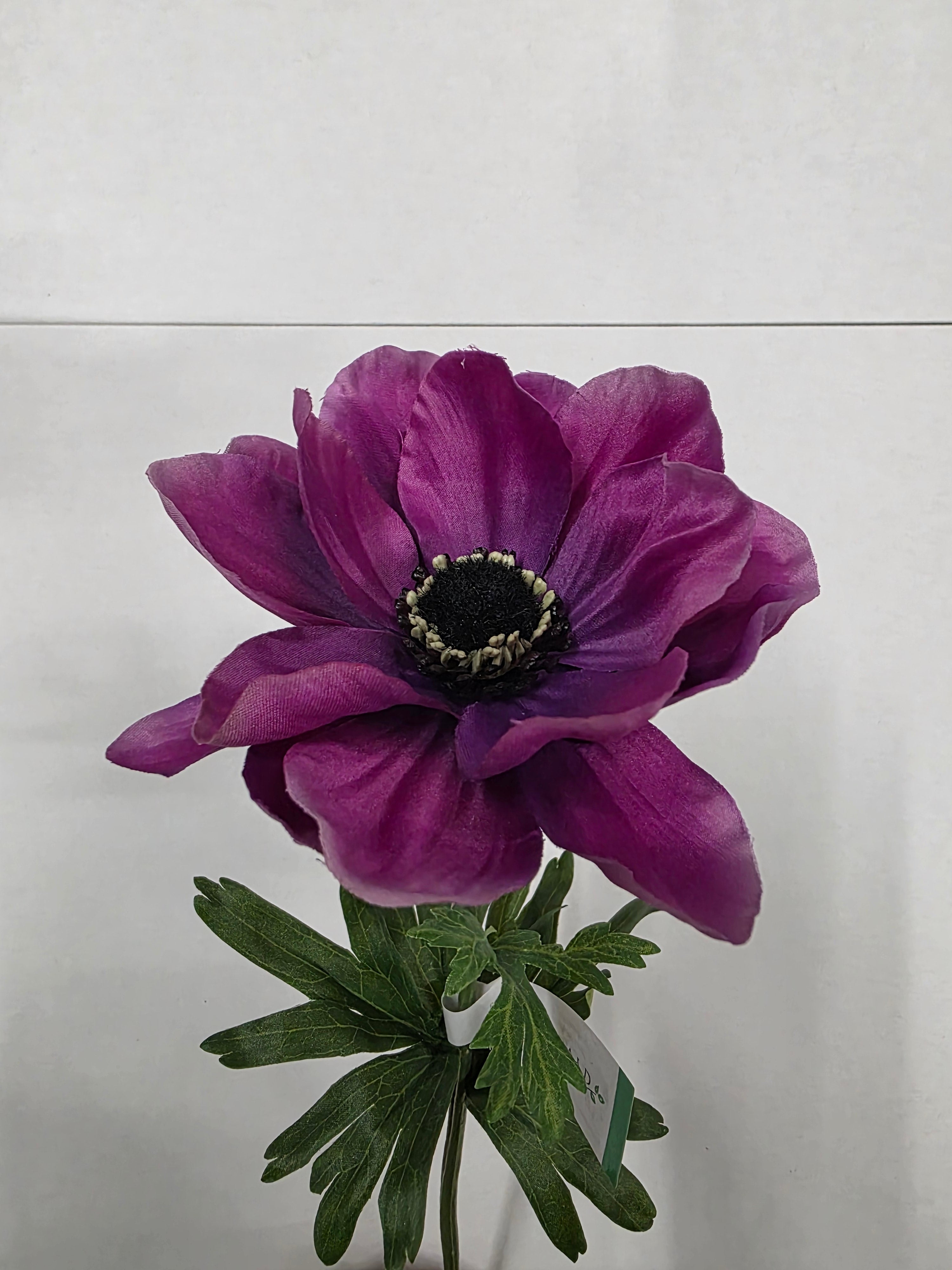 Artificial Anemone Spray Purple 45cm (PACK OF 4)