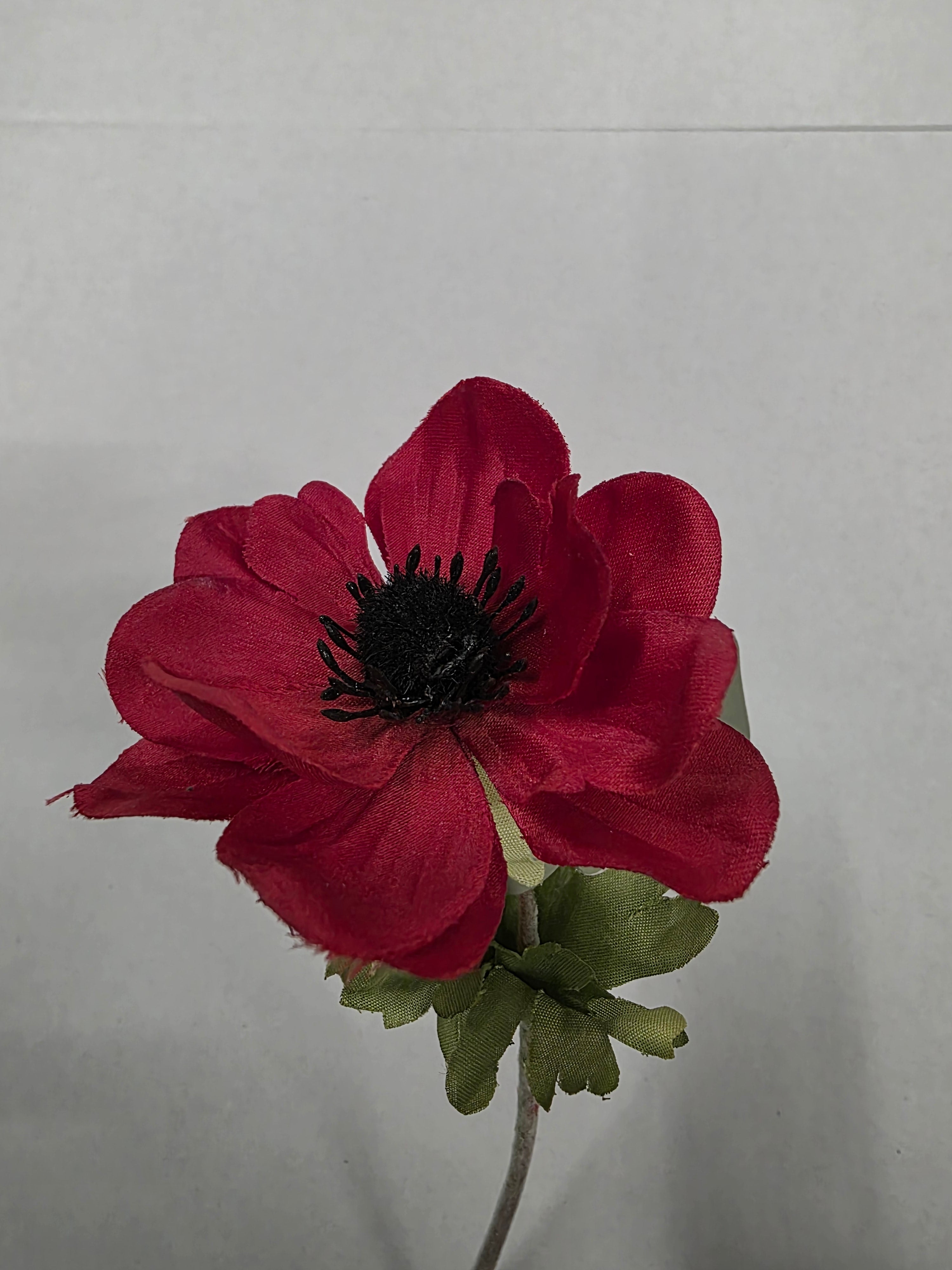 Artificial Alfresco Anemone Red (PACK OF 4)