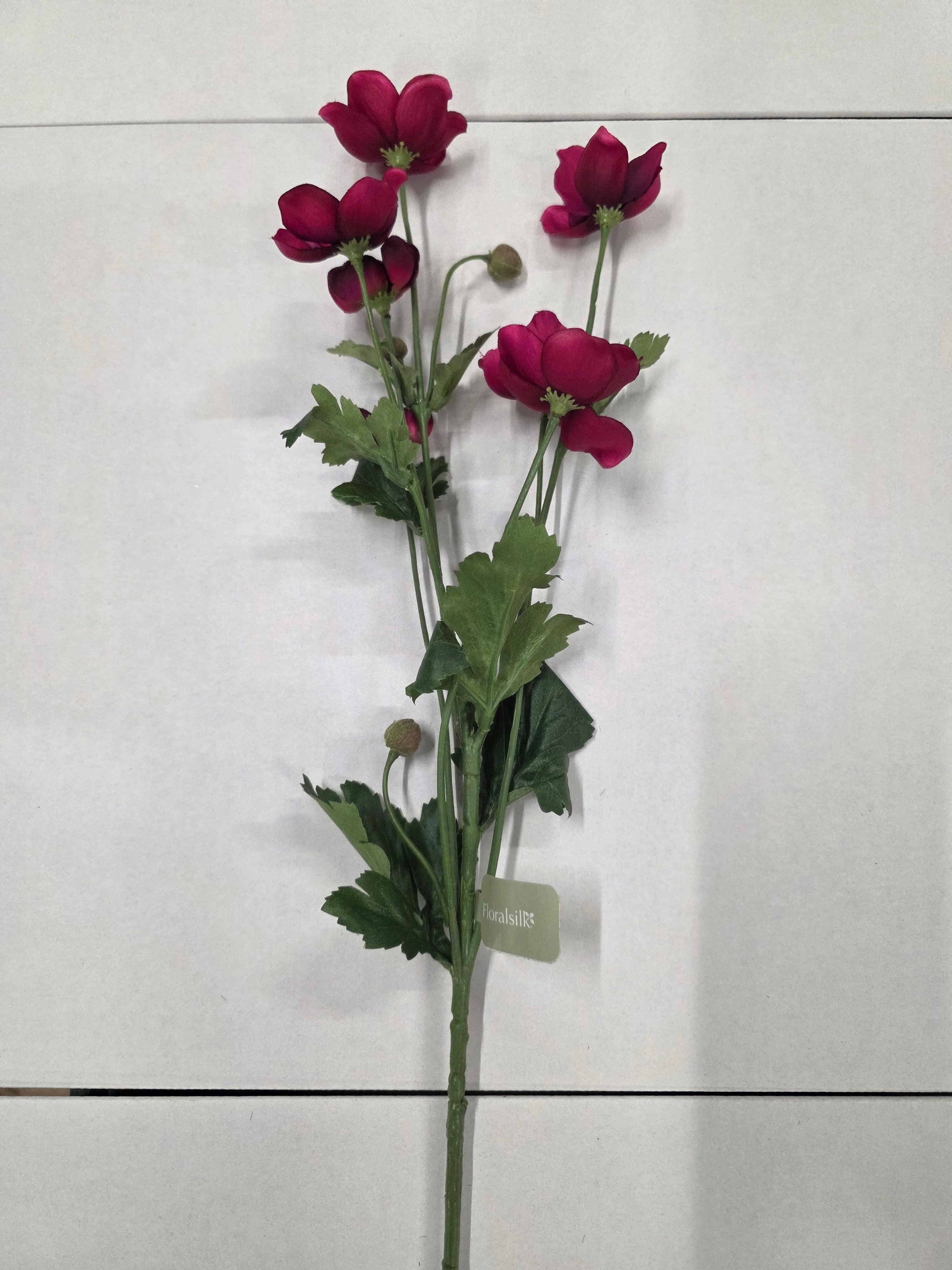 Artificial Anemone Japanese X7 Red