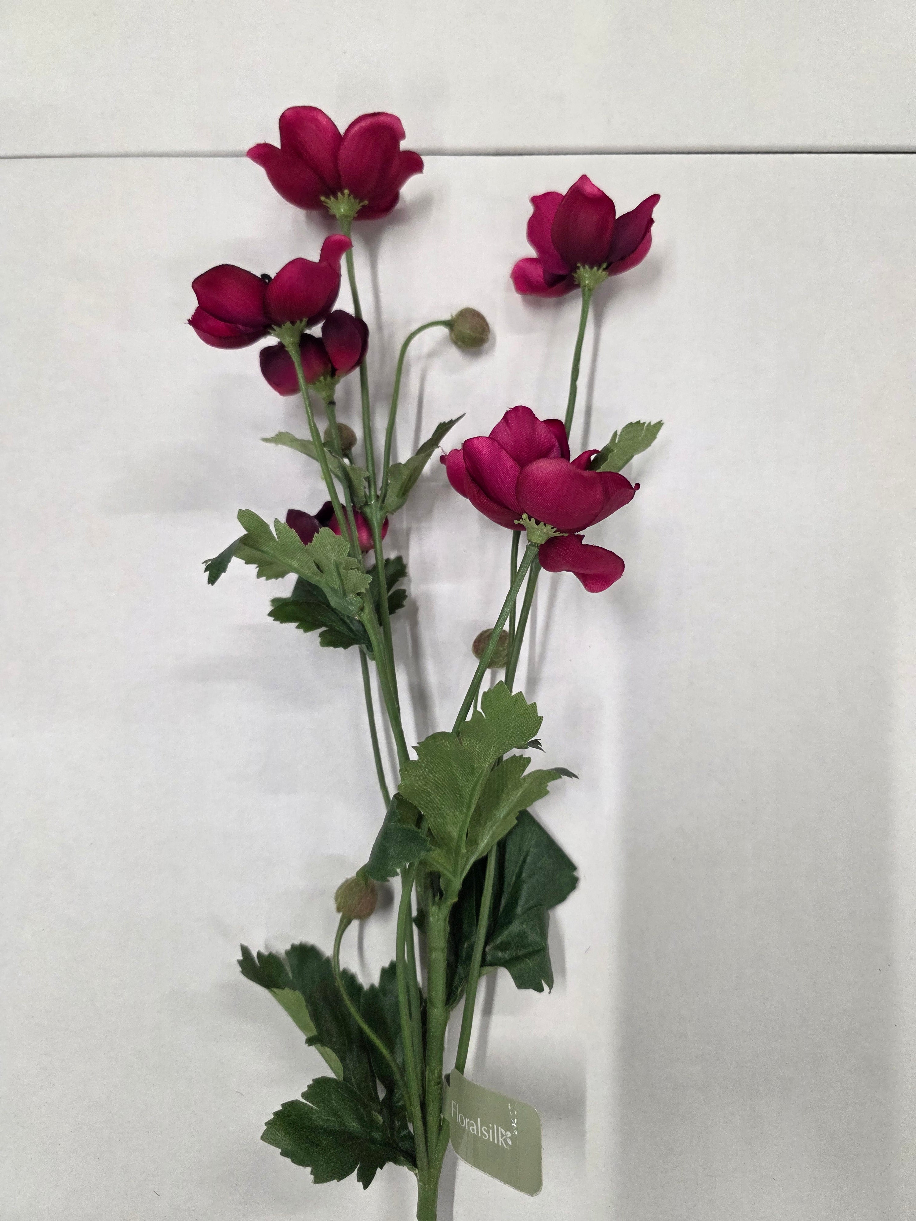 Artificial Anemone Japanese X7 Red