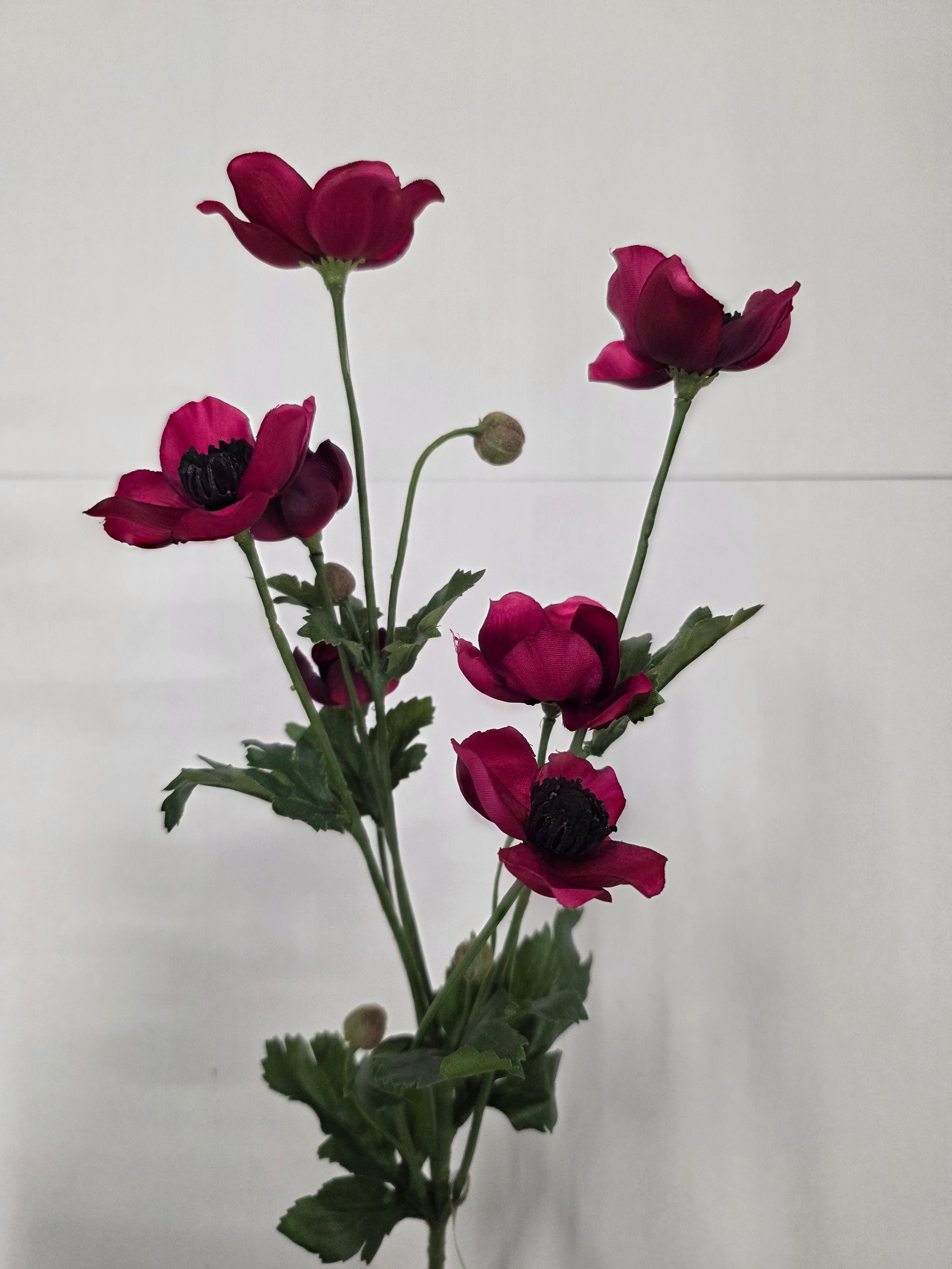 Artificial Anemone Japanese X7 Red