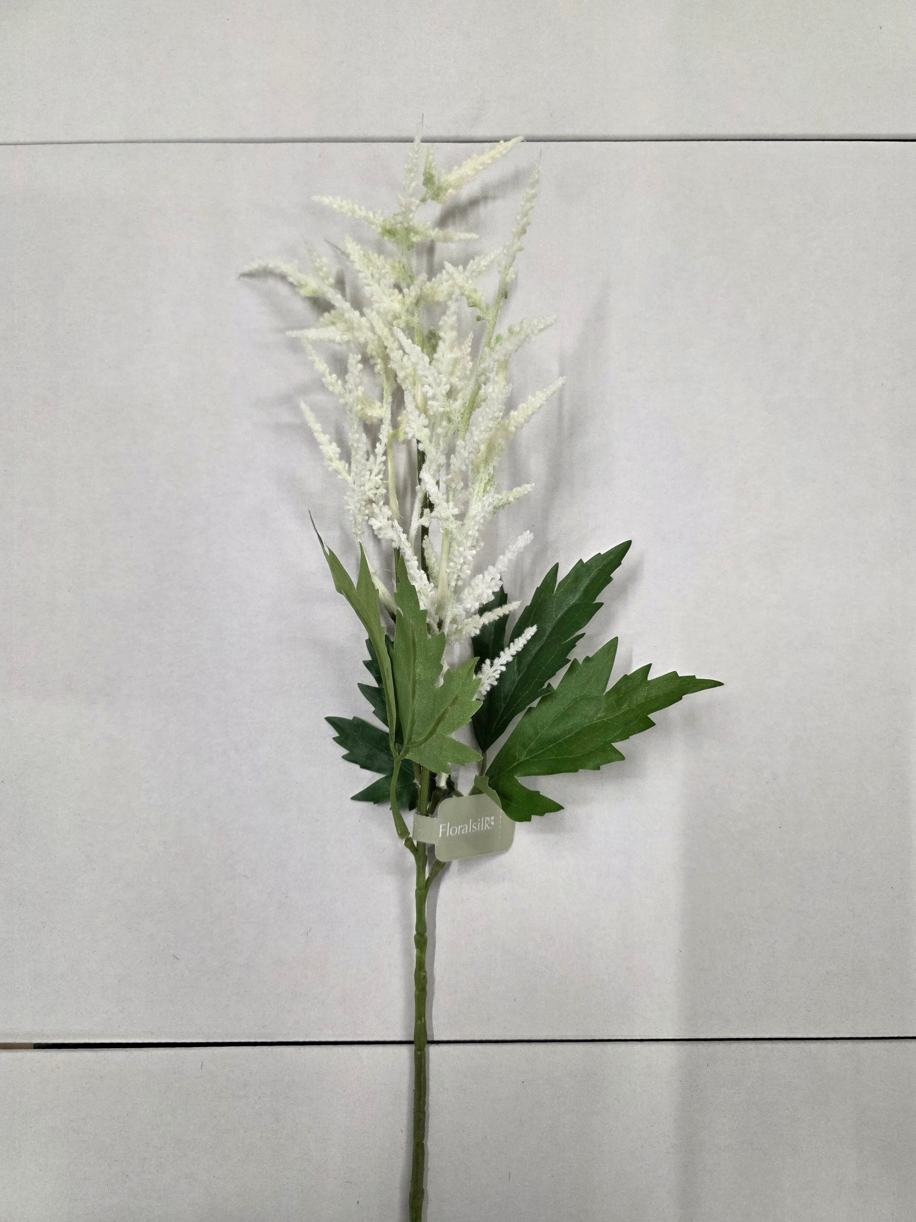 Artificial Astilbe Spray White 61cm