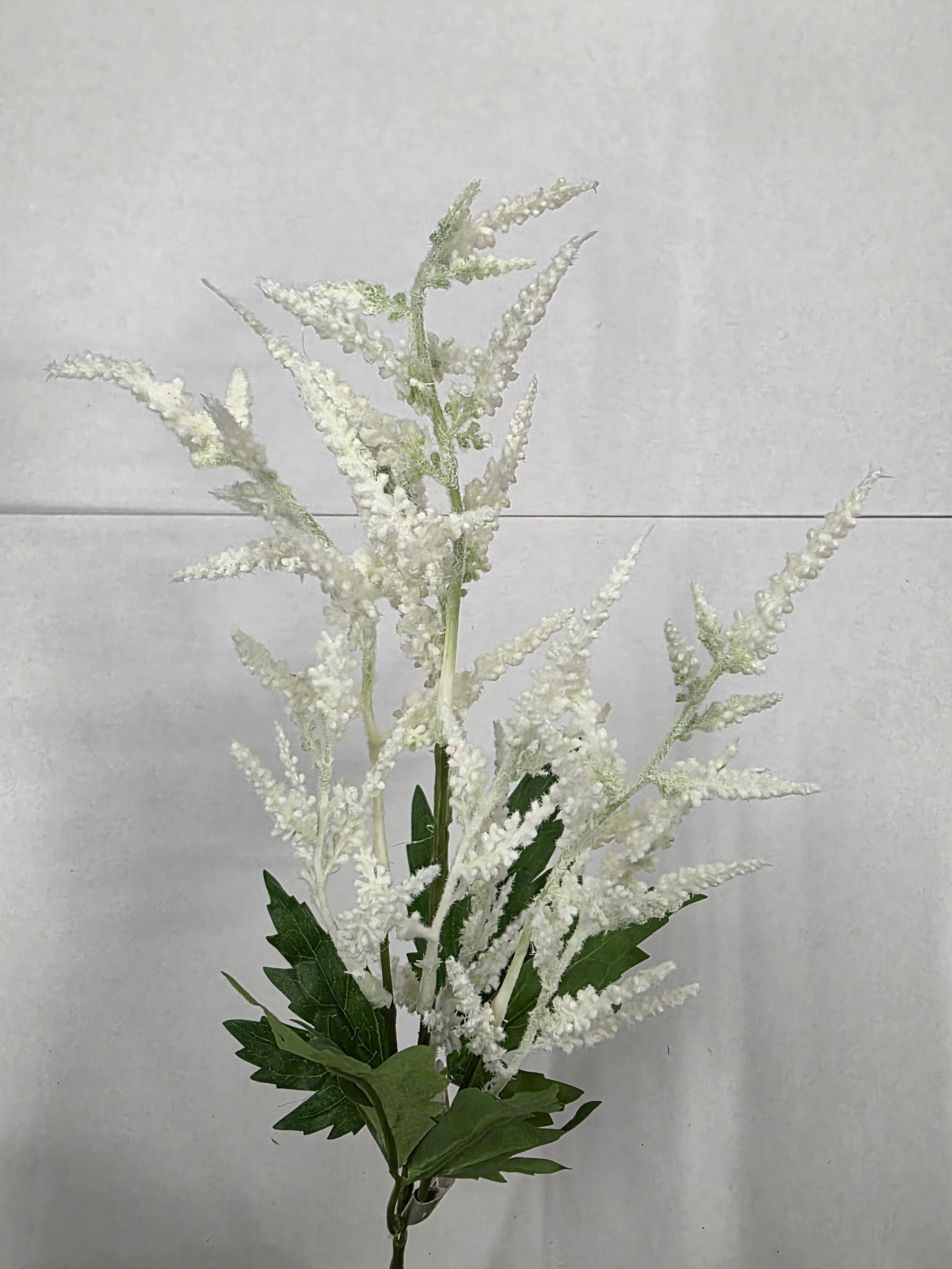 Artificial Astilbe Spray White 61cm