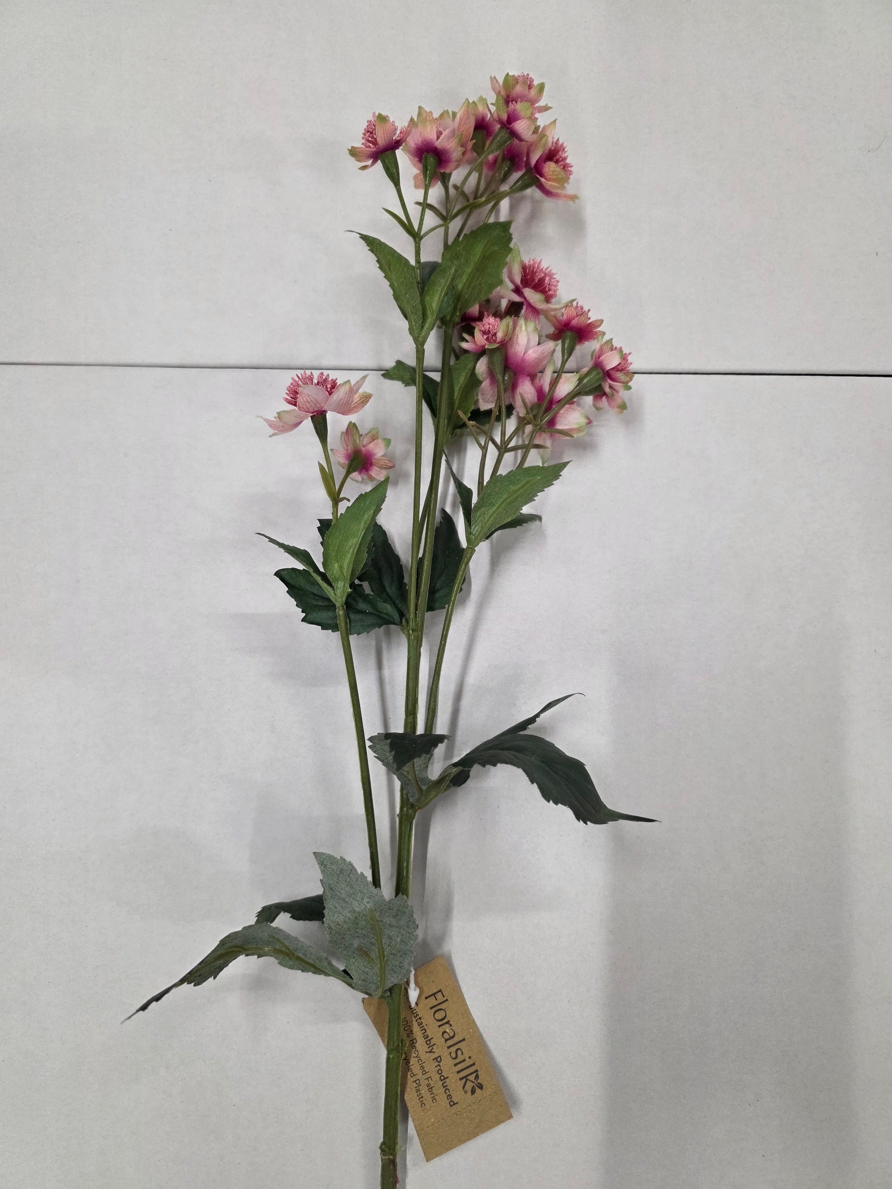 Artificial Astrantia Pink (PACK OF 2)