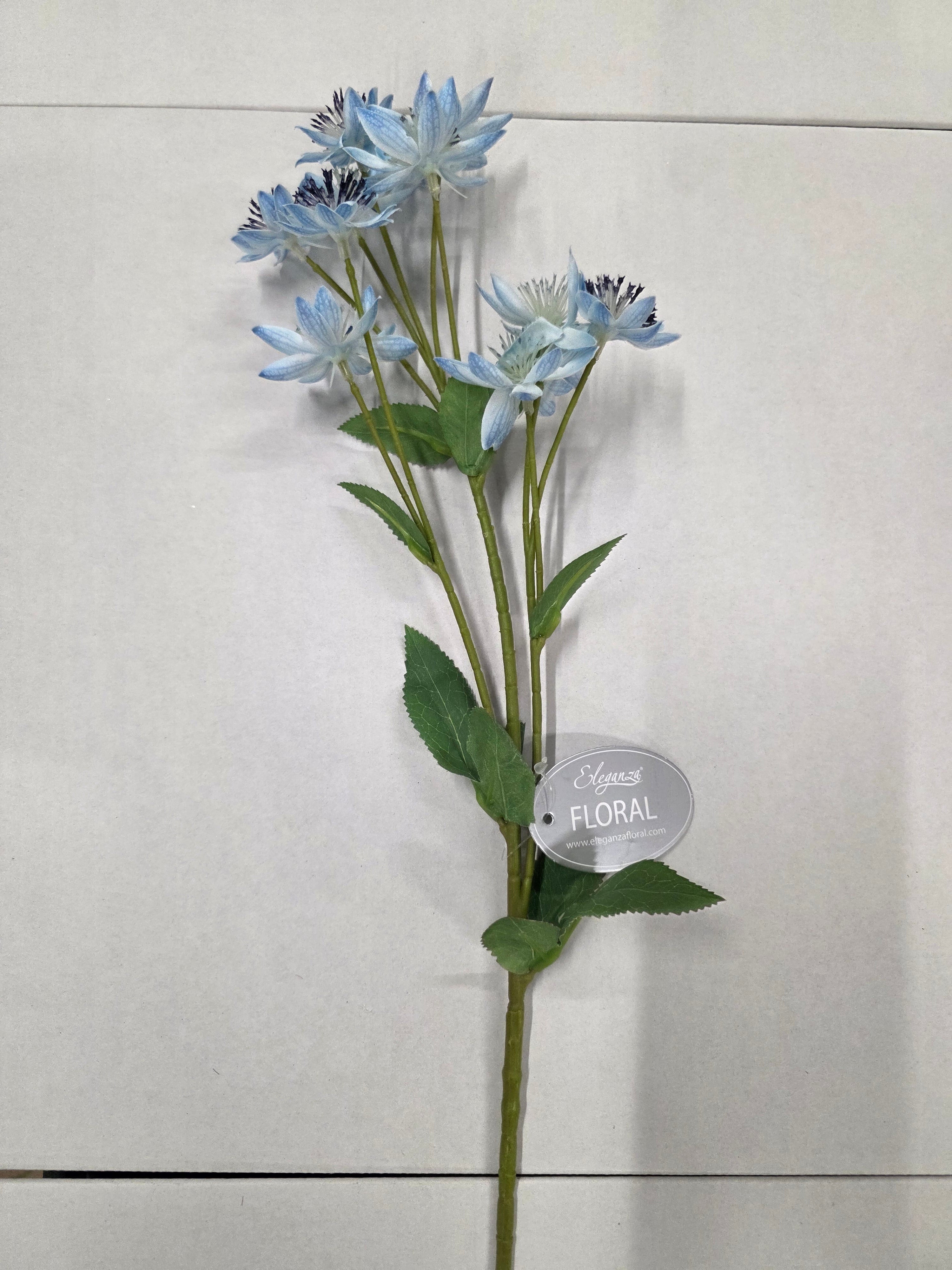 Artificial Astrantia Spray 61cm Blue (PACK OF 3)