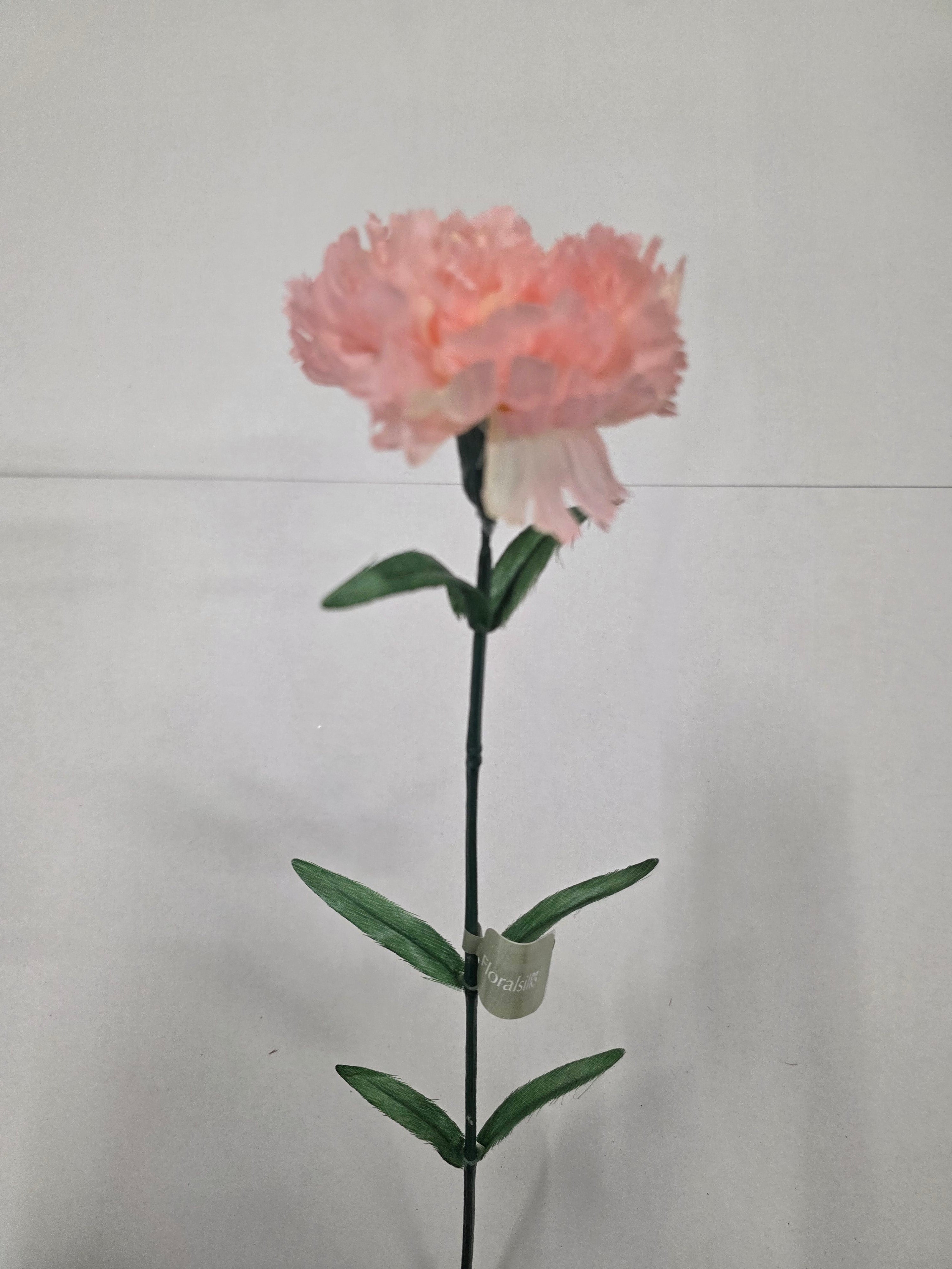 Artificial Carnation Pale Pink 71cm (PACK OF 4)