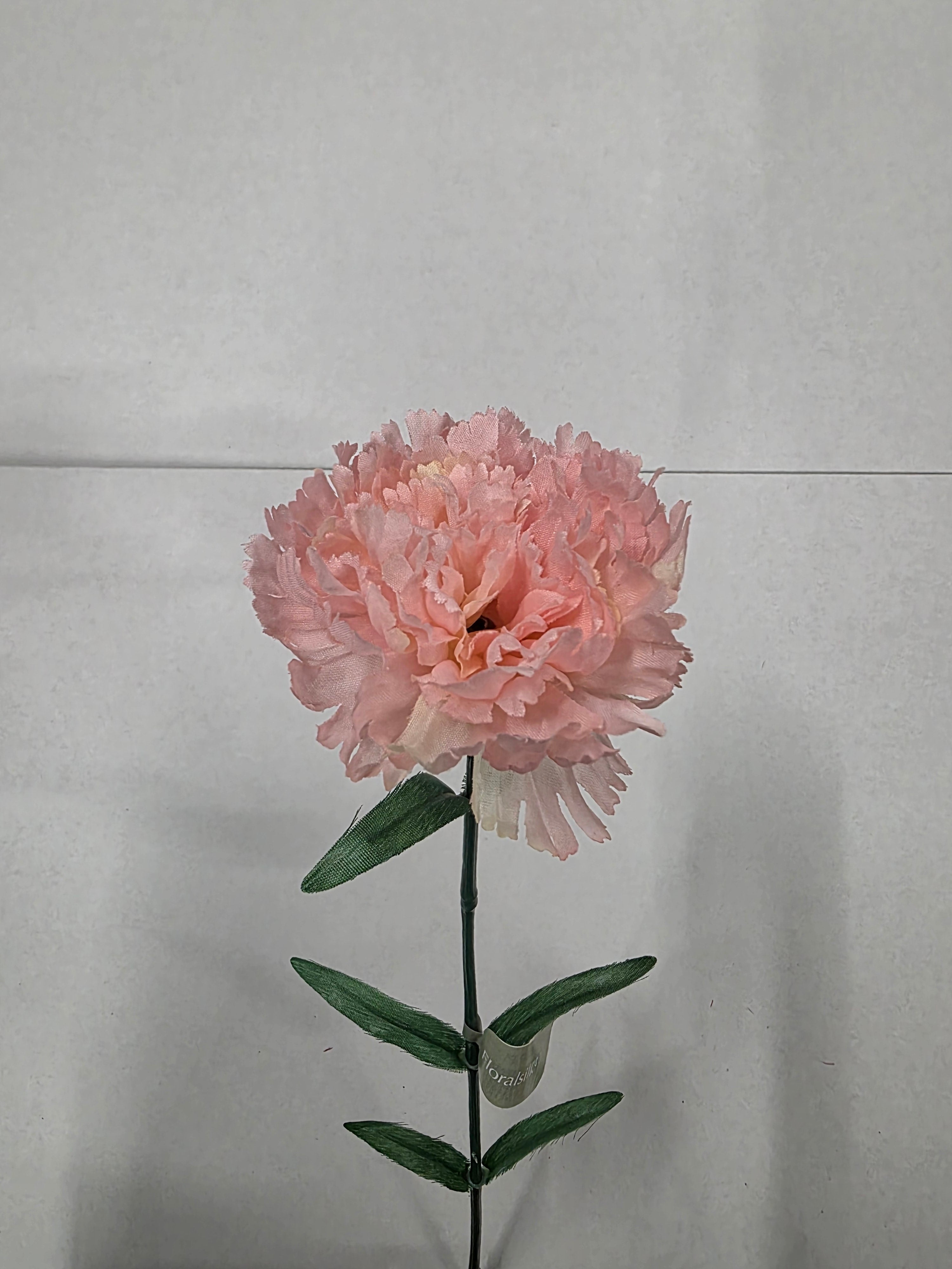 Artificial Carnation Pale Pink 71cm (PACK OF 4)