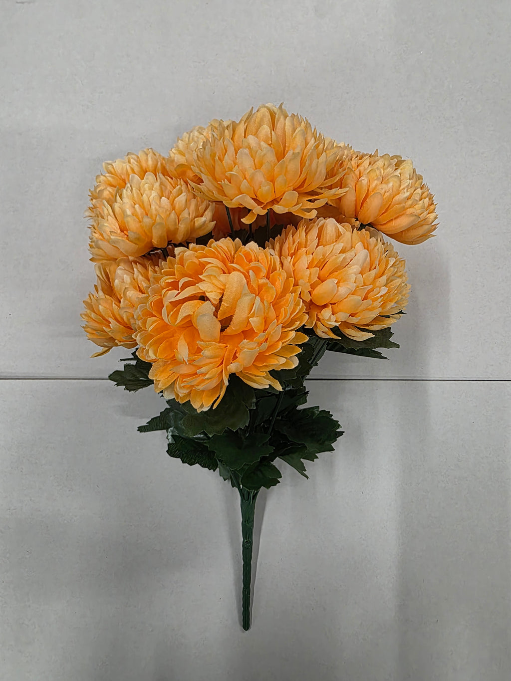 Artificial Chrysanth Bunch Apricot
