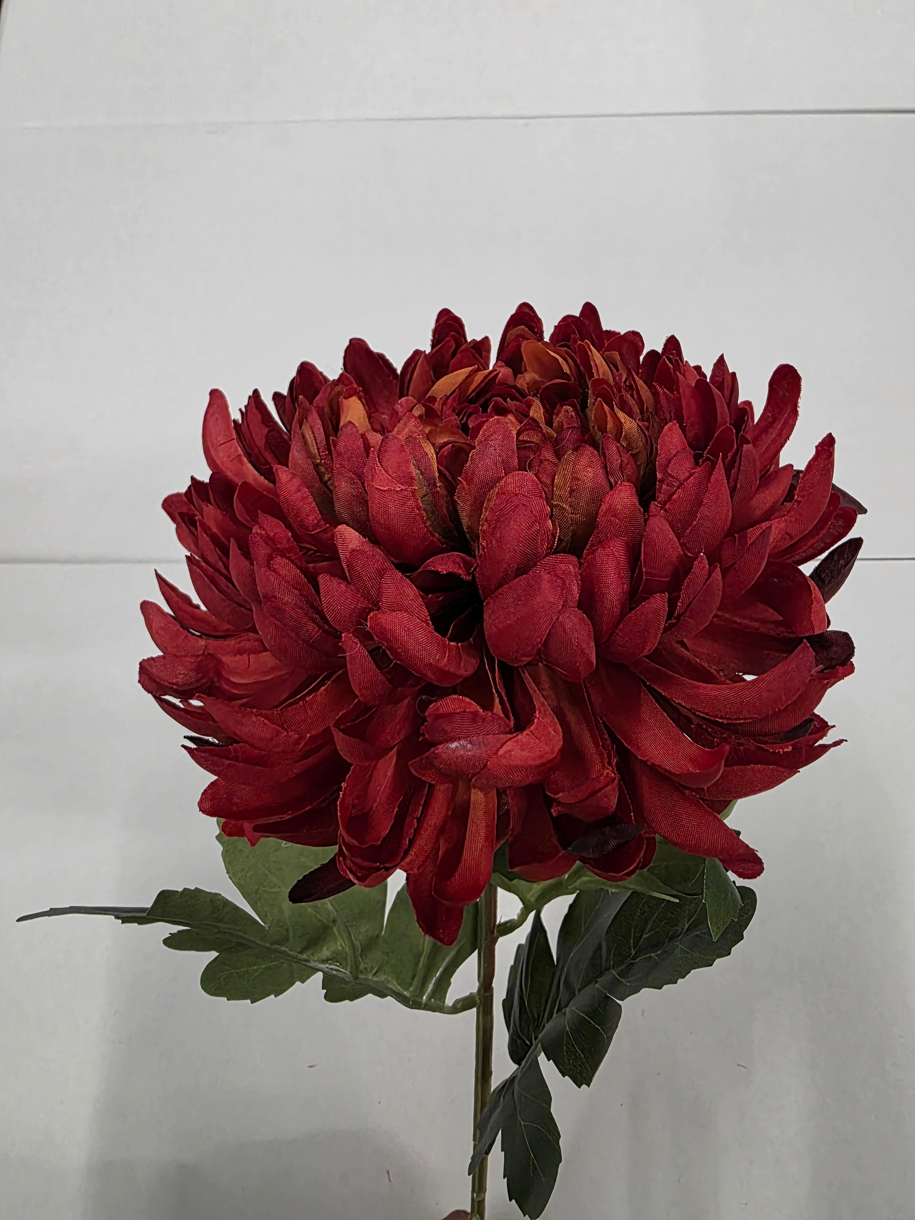 Artificial Chrysanthemum Bloom Orange (PACK OF 2)