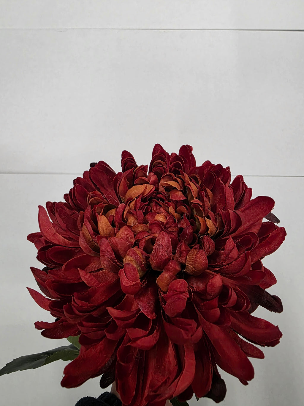 Artificial Chrysanthemum Bloom Orange (PACK OF 2)
