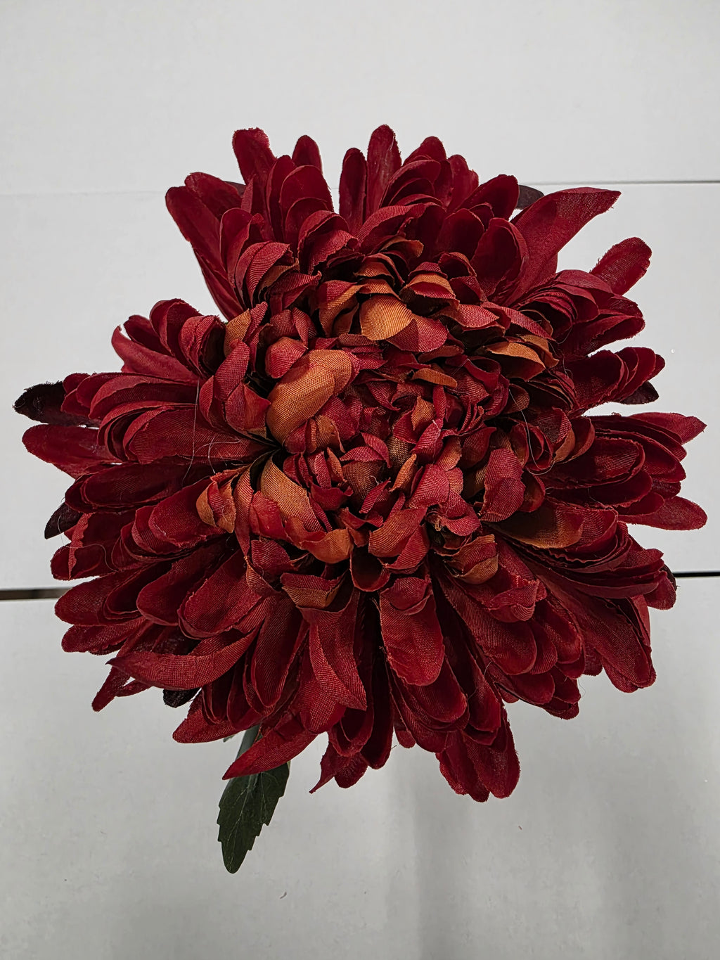 Artificial Chrysanthemum Bloom Orange (PACK OF 2)