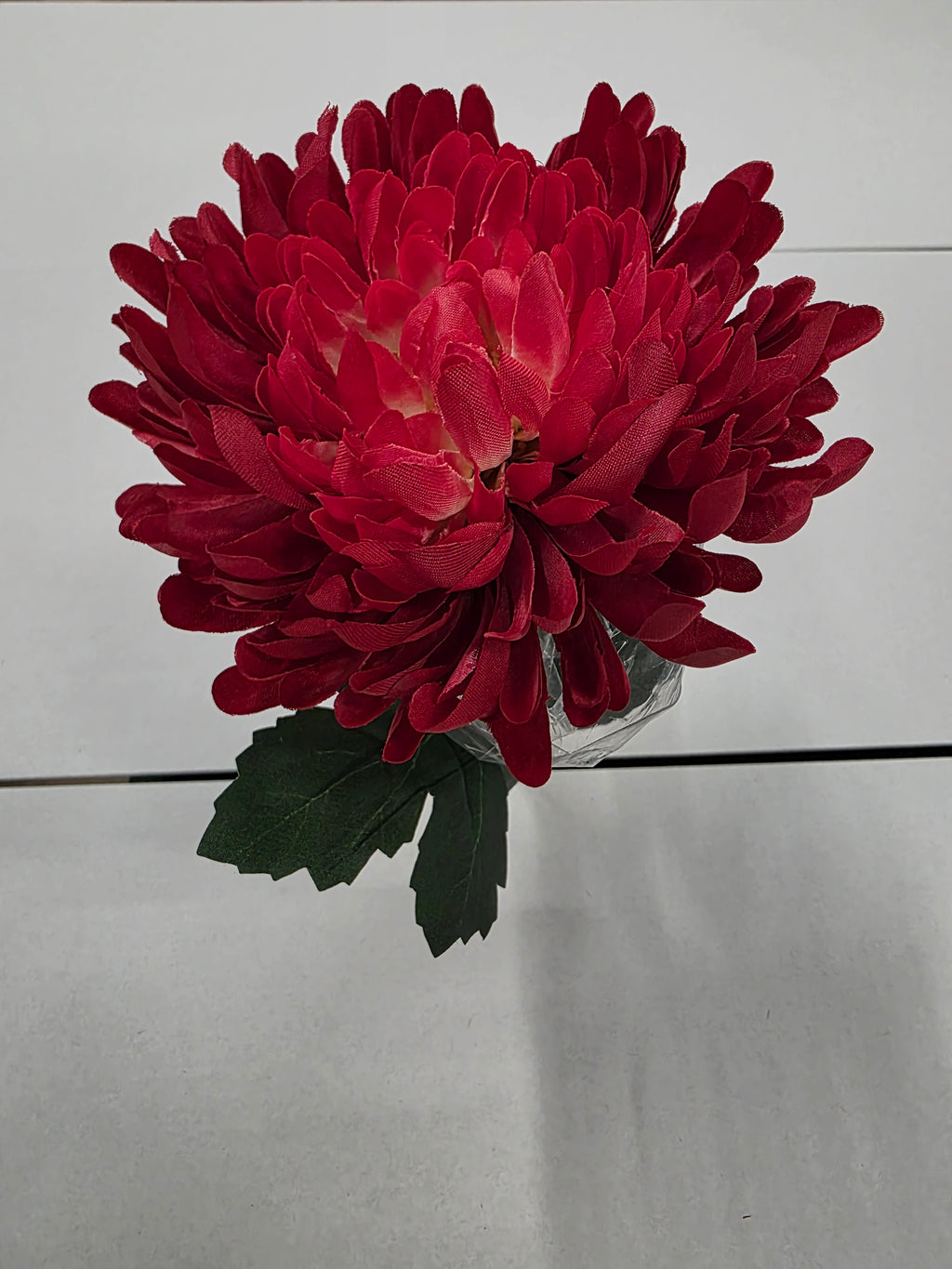Artificial Chrysanthemum Bloom Red (PACK OF 2)
