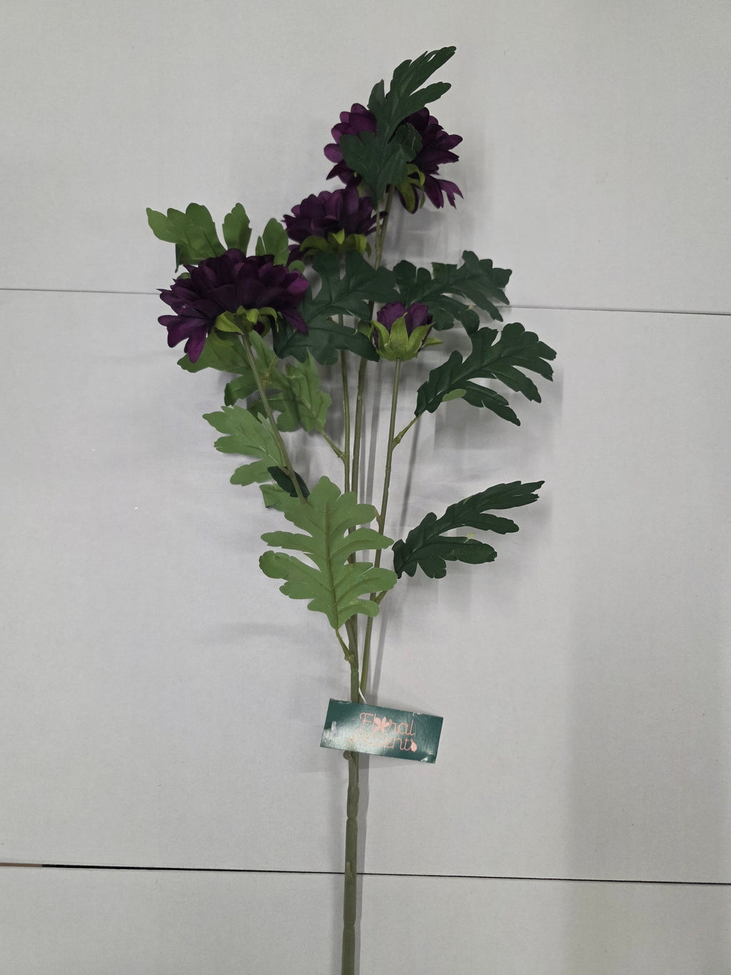 Artificial Chrysanthemum Purple 83cm