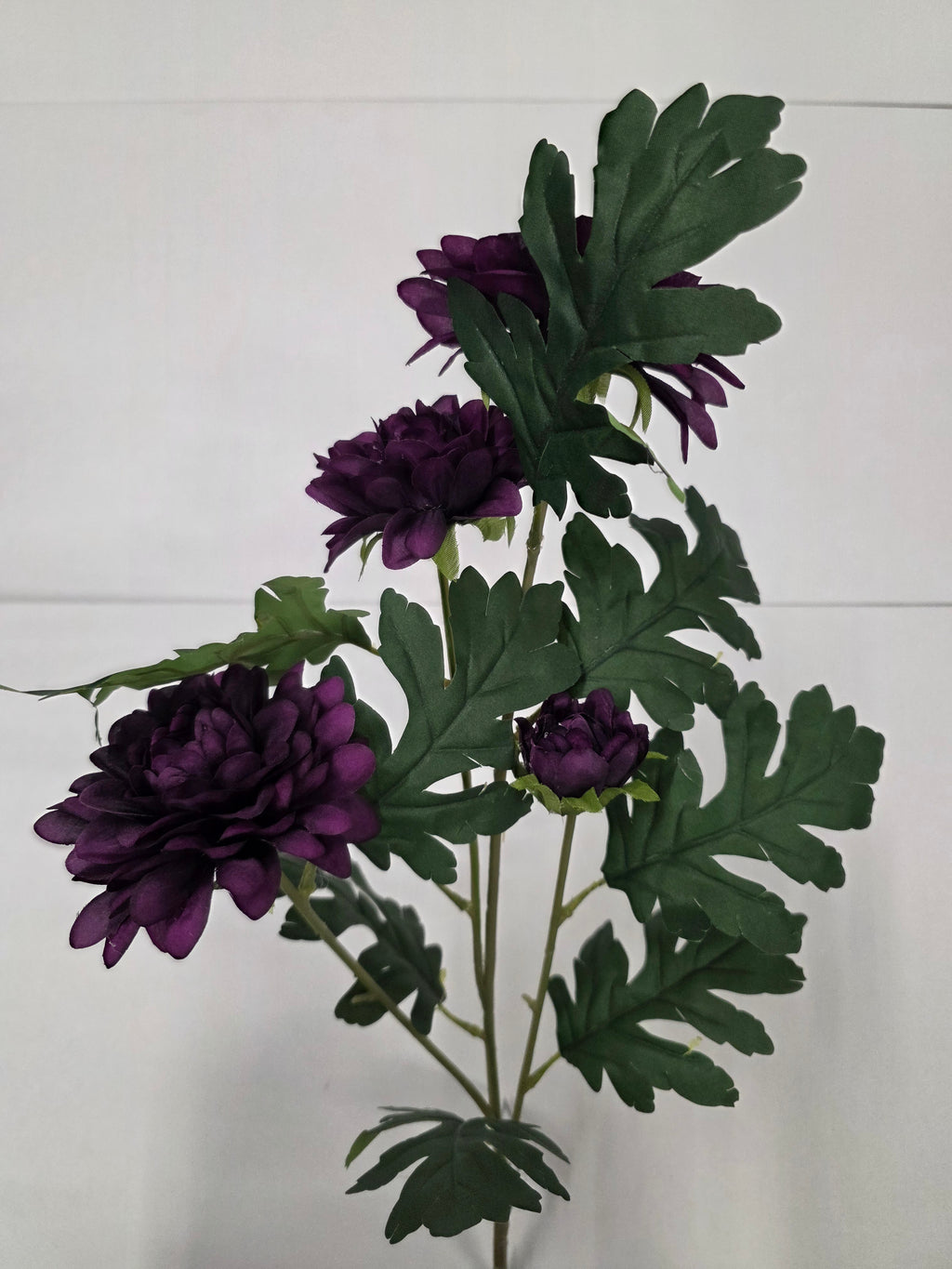 Artificial Chrysanthemum Purple 83cm