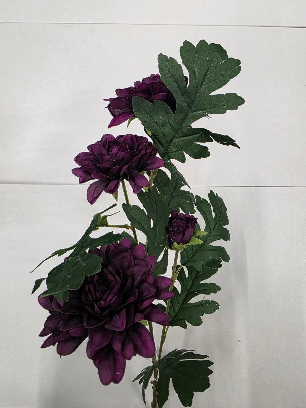 Artificial Chrysanthemum Purple 83cm