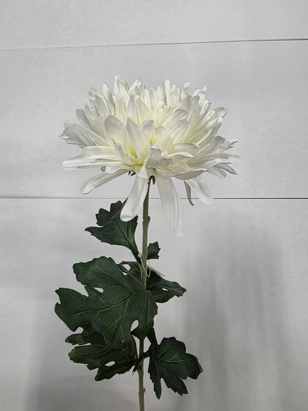 Artificial Chrysanthum Spray 70cm White (Pack of 2)