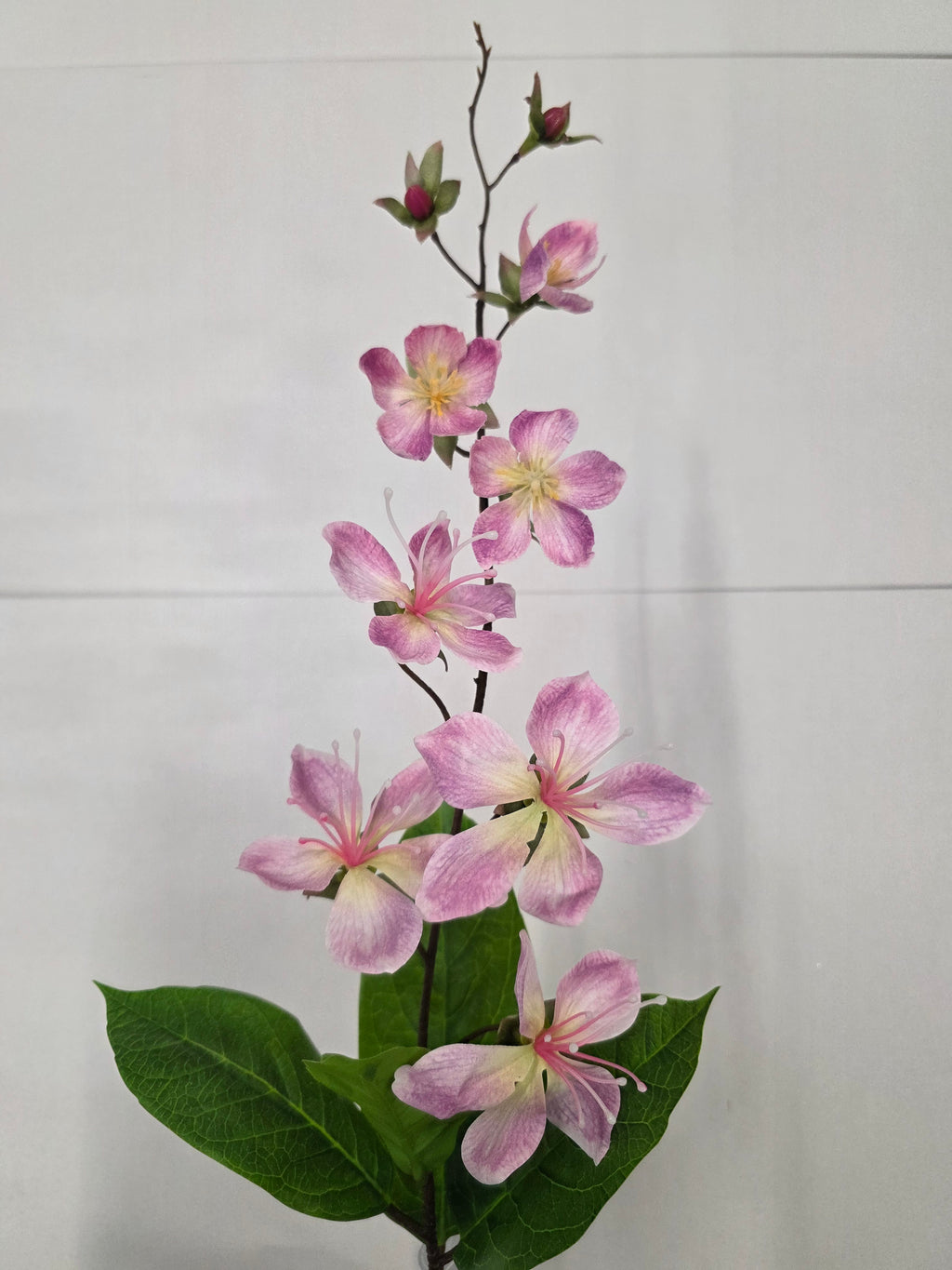 Artificial Clematis Spray Pink (pack of 2)