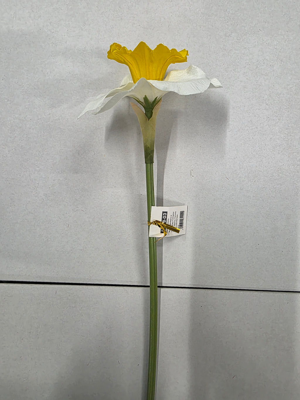 Artificial Daffodil Cream Yellow 50cm (PACK OF 4)