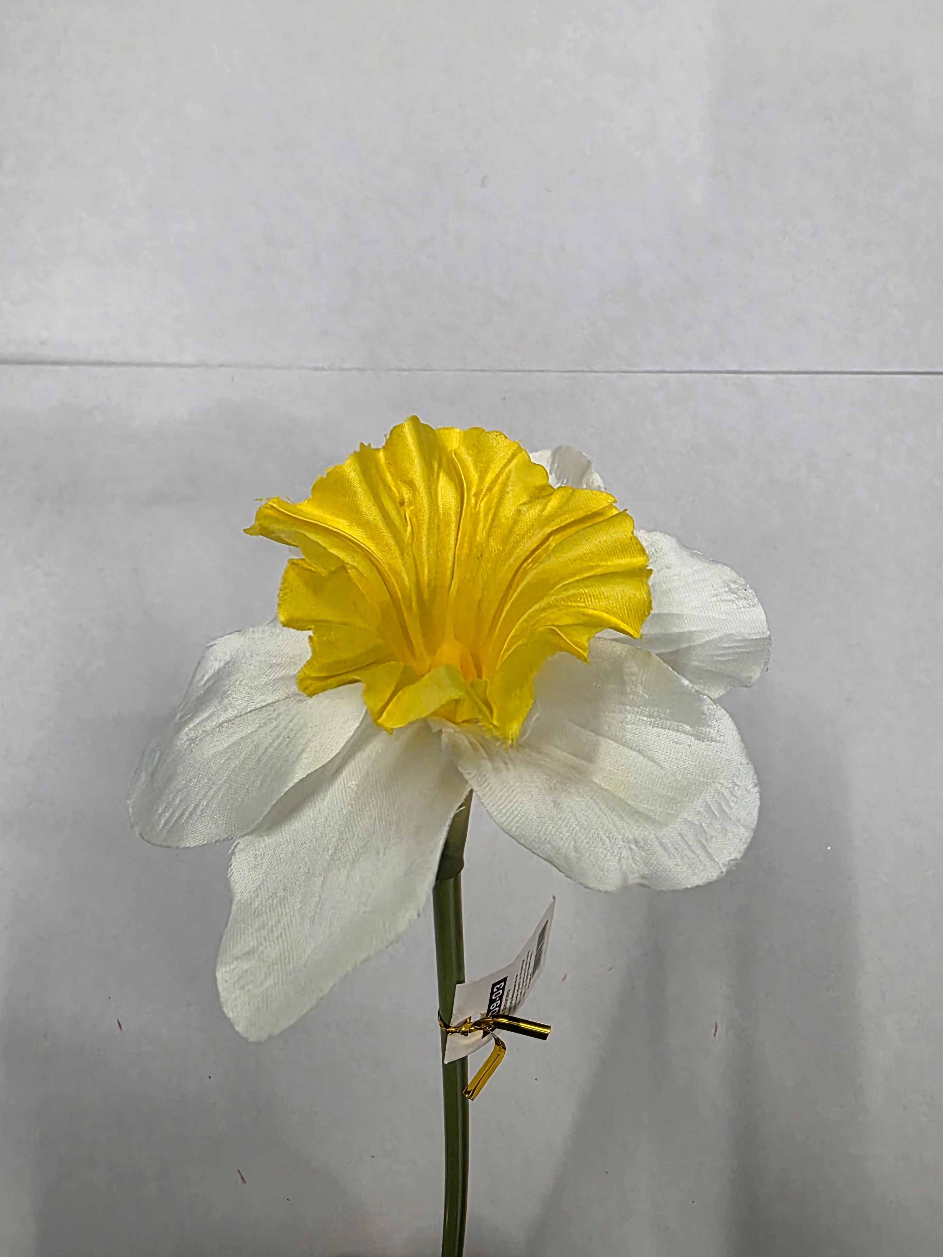 Artificial Daffodil Cream Yellow 50cm (PACK OF 4)