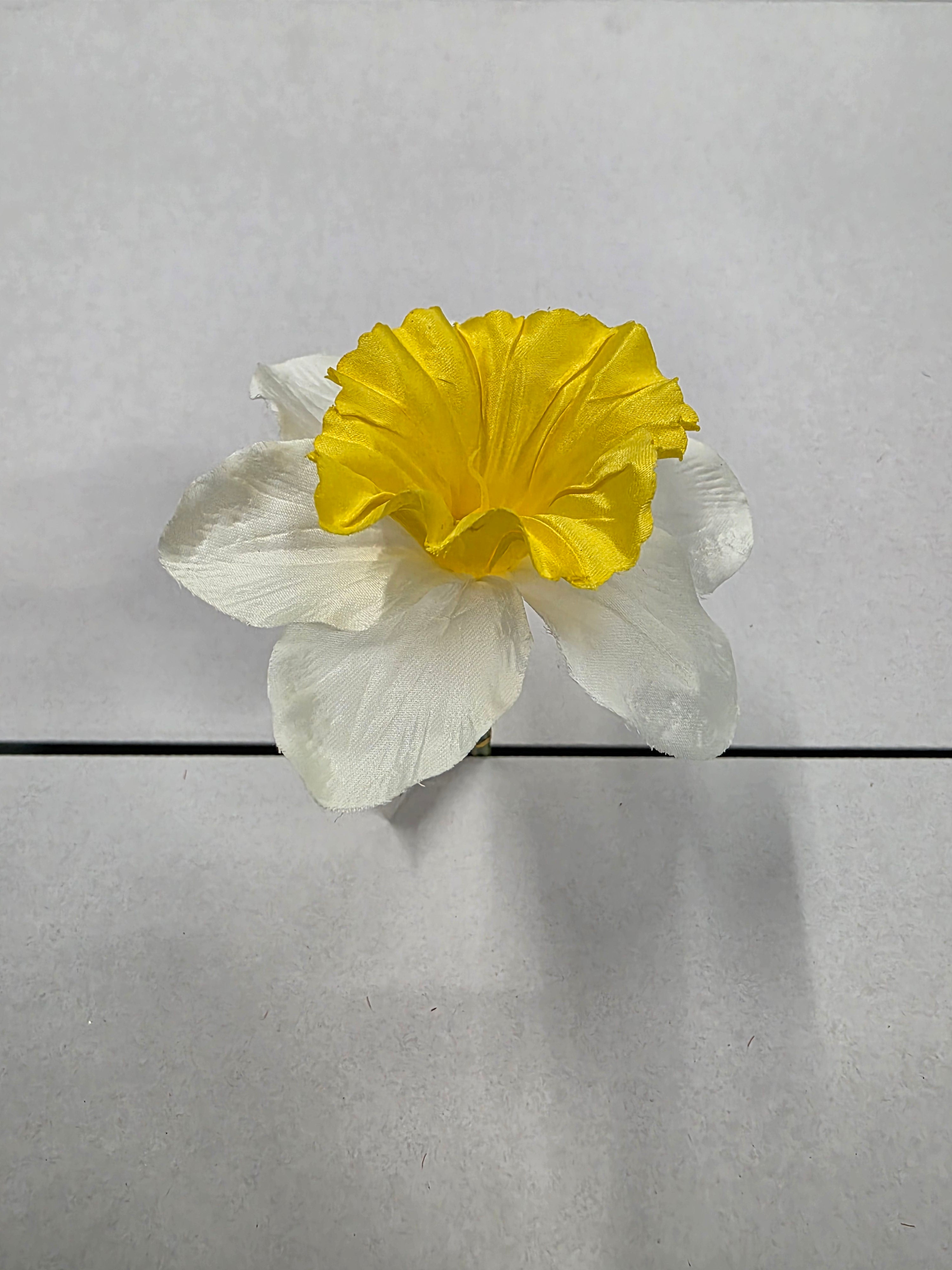 Artificial Daffodil Cream Yellow 50cm (PACK OF 4)