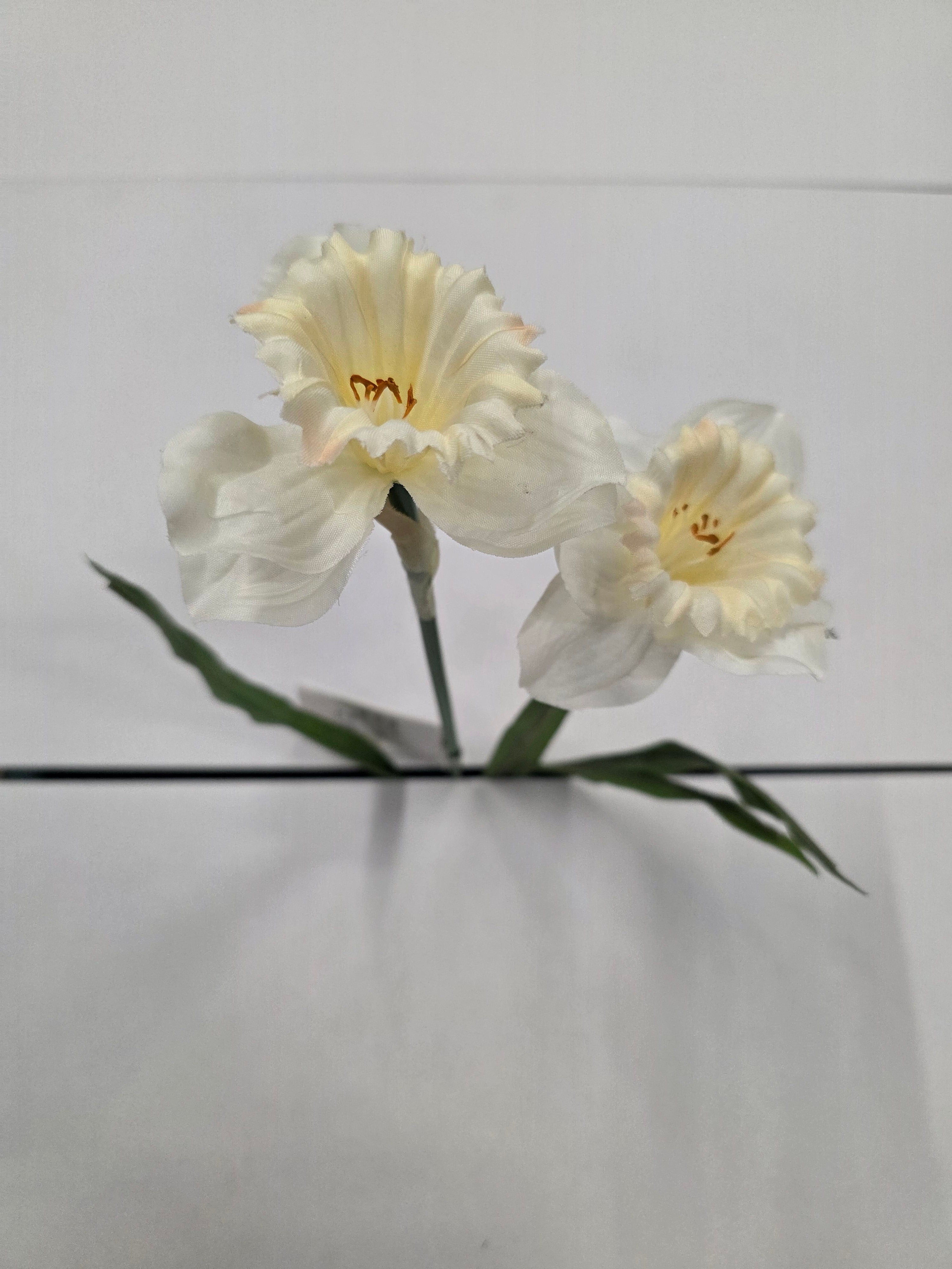 Artificial Daffodil White (PACK OF 3)
