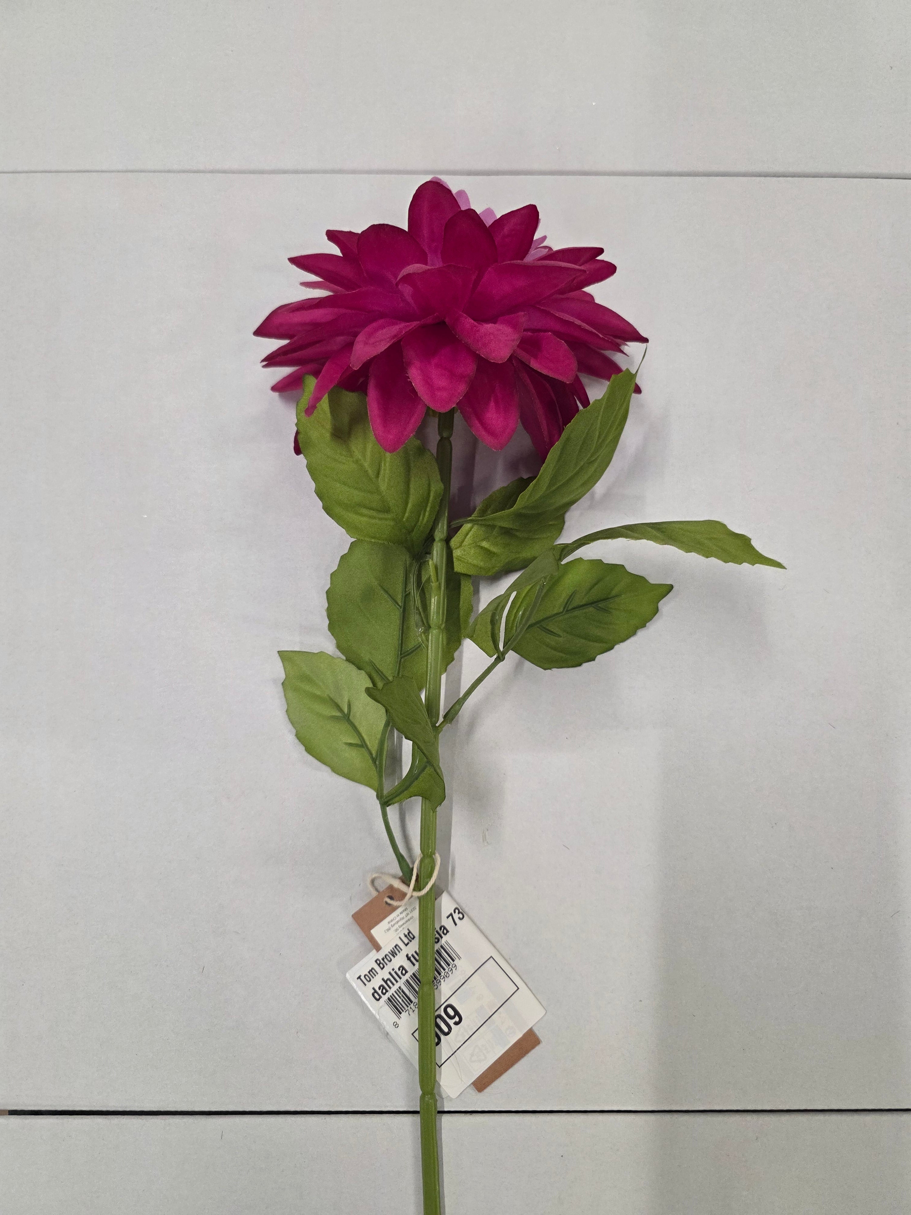 Artificial Dahlia Fuchsia 73cm (PACK OF 3)
