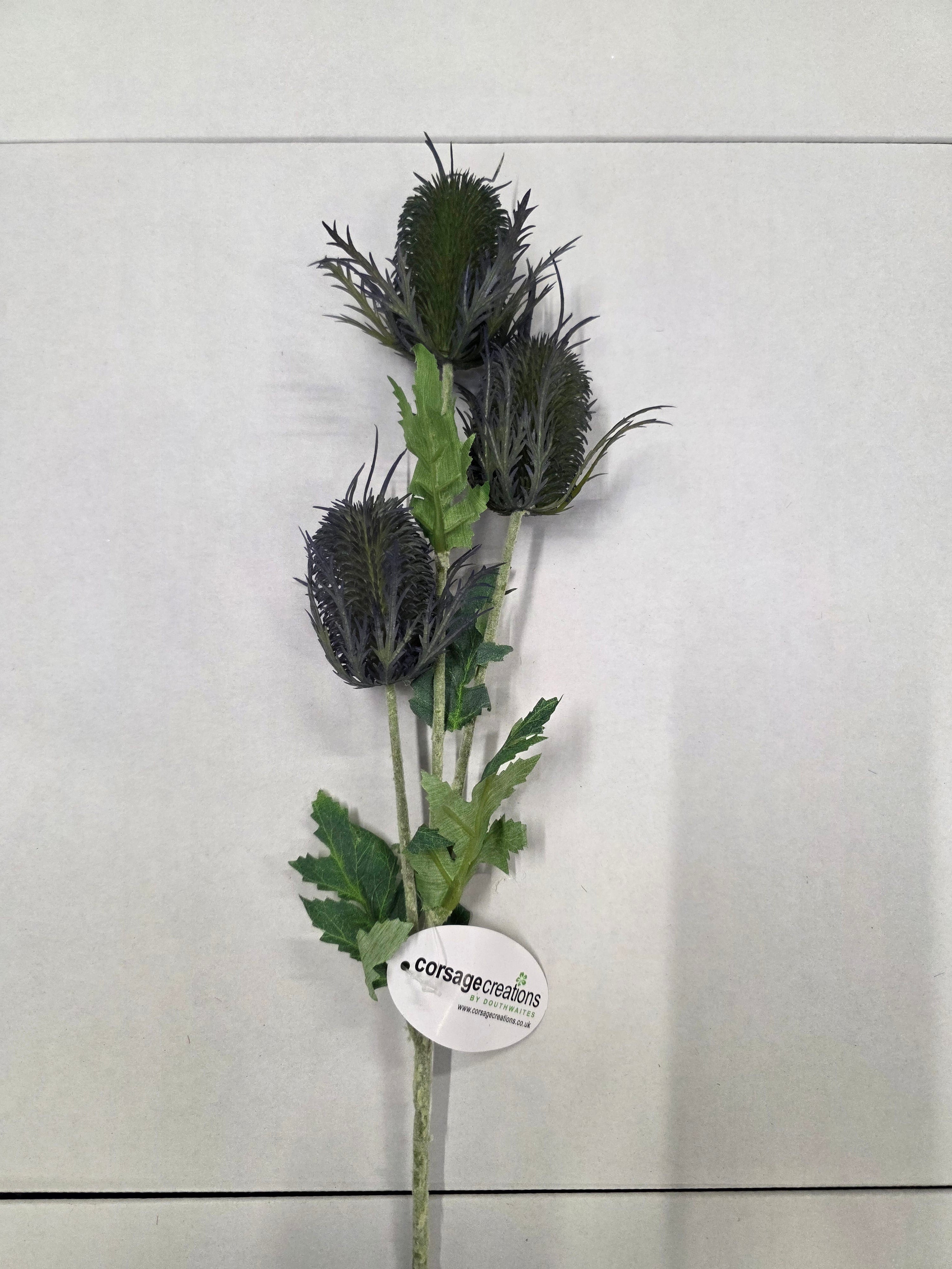 Artificial Eryngium Spray Blue