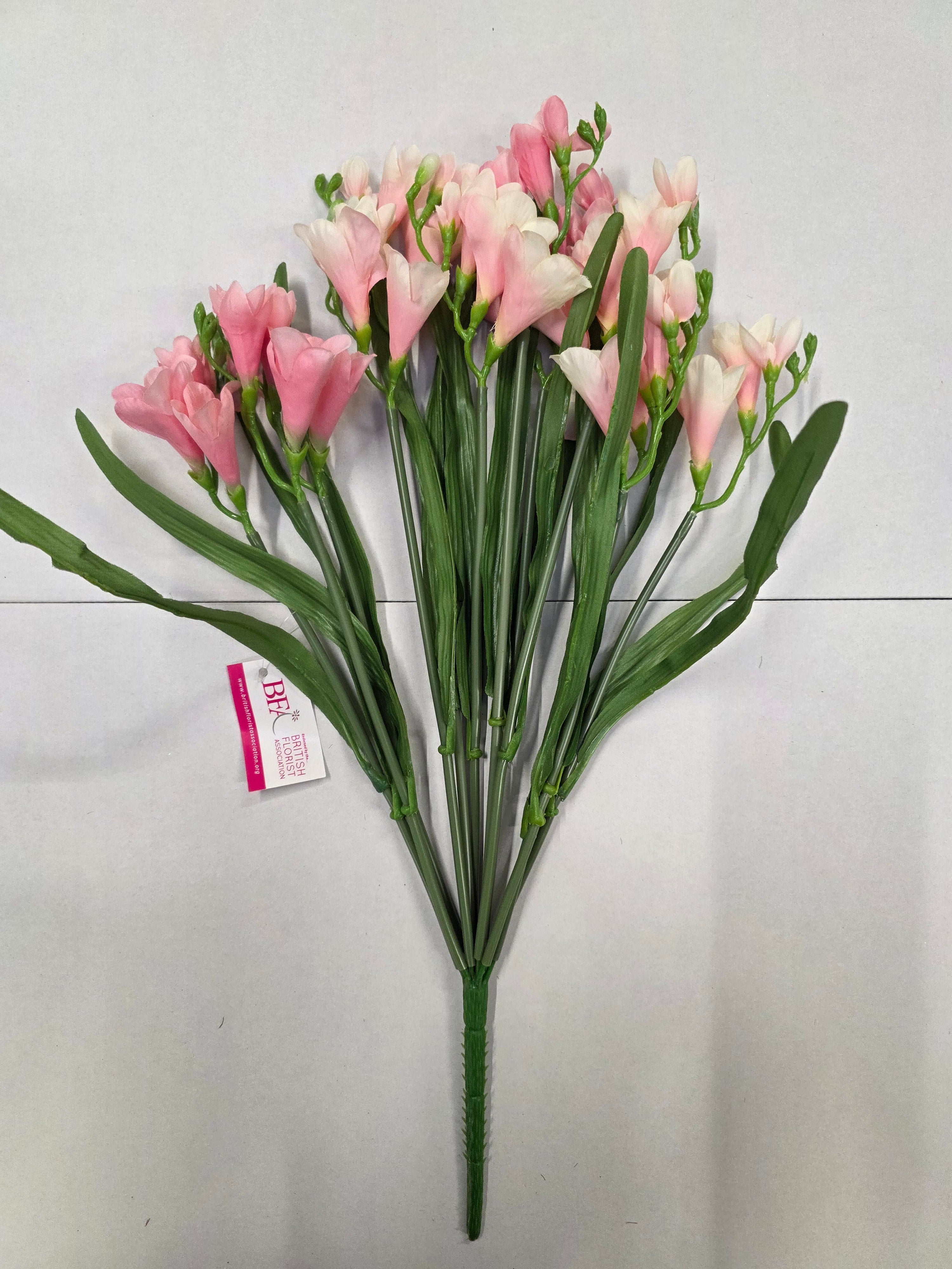 Artificial Freesia Bush Pink