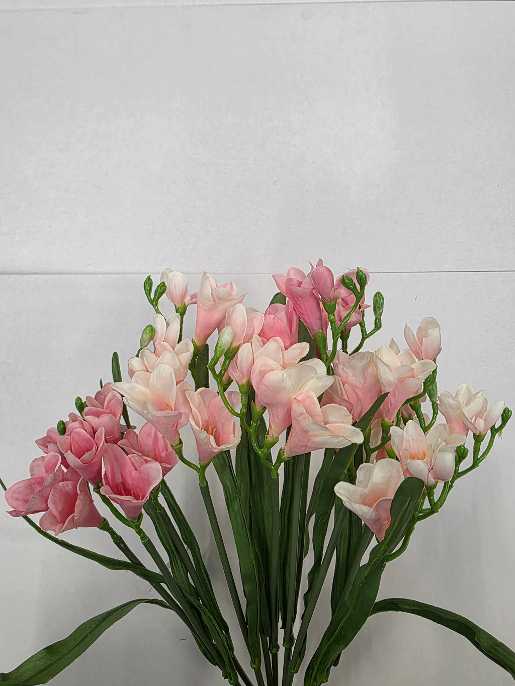 Artificial Freesia Bush Pink