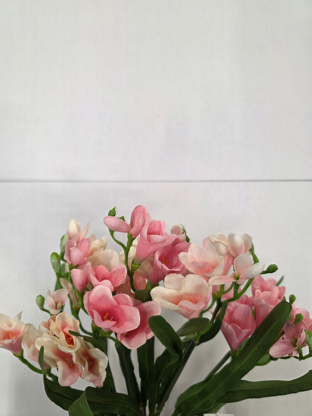 Artificial Freesia Bush Pink