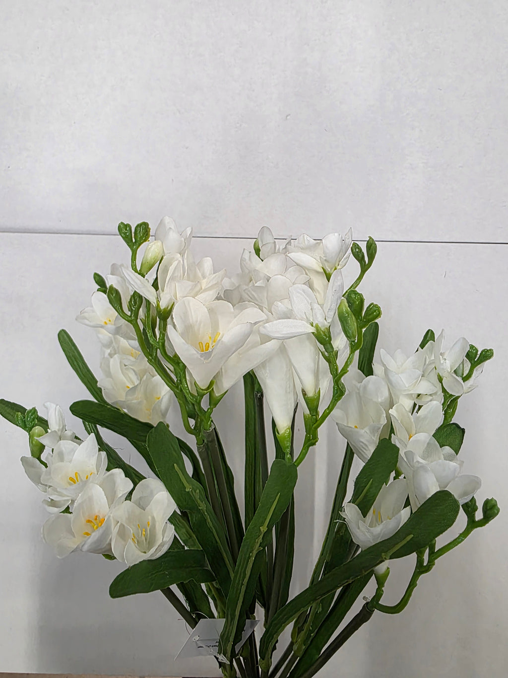 Artificial Freesia Bush White