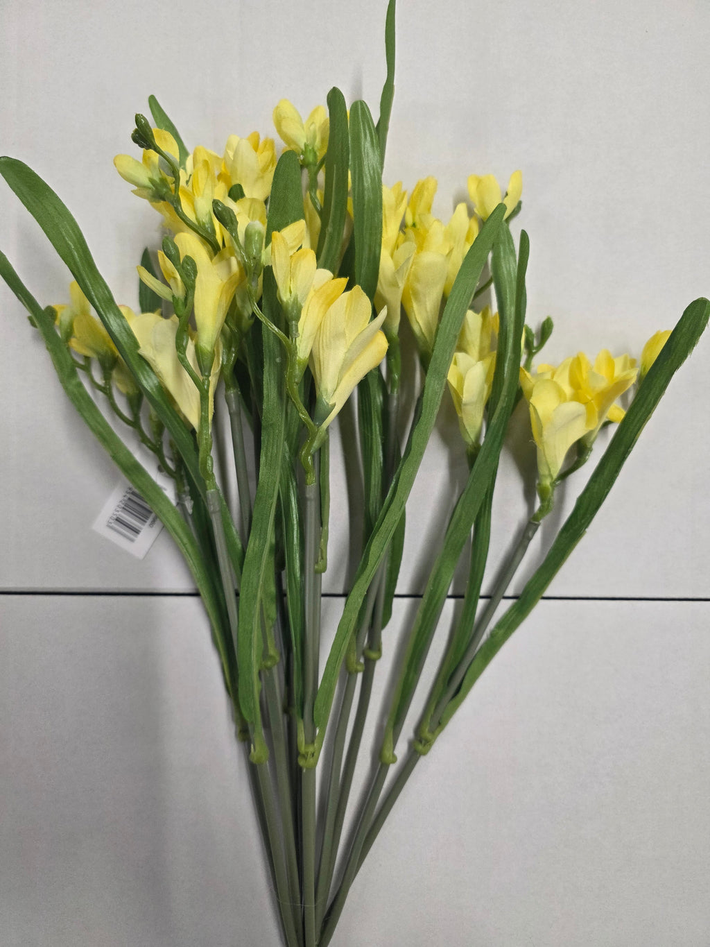 Artificial Freesia Bush Yellow