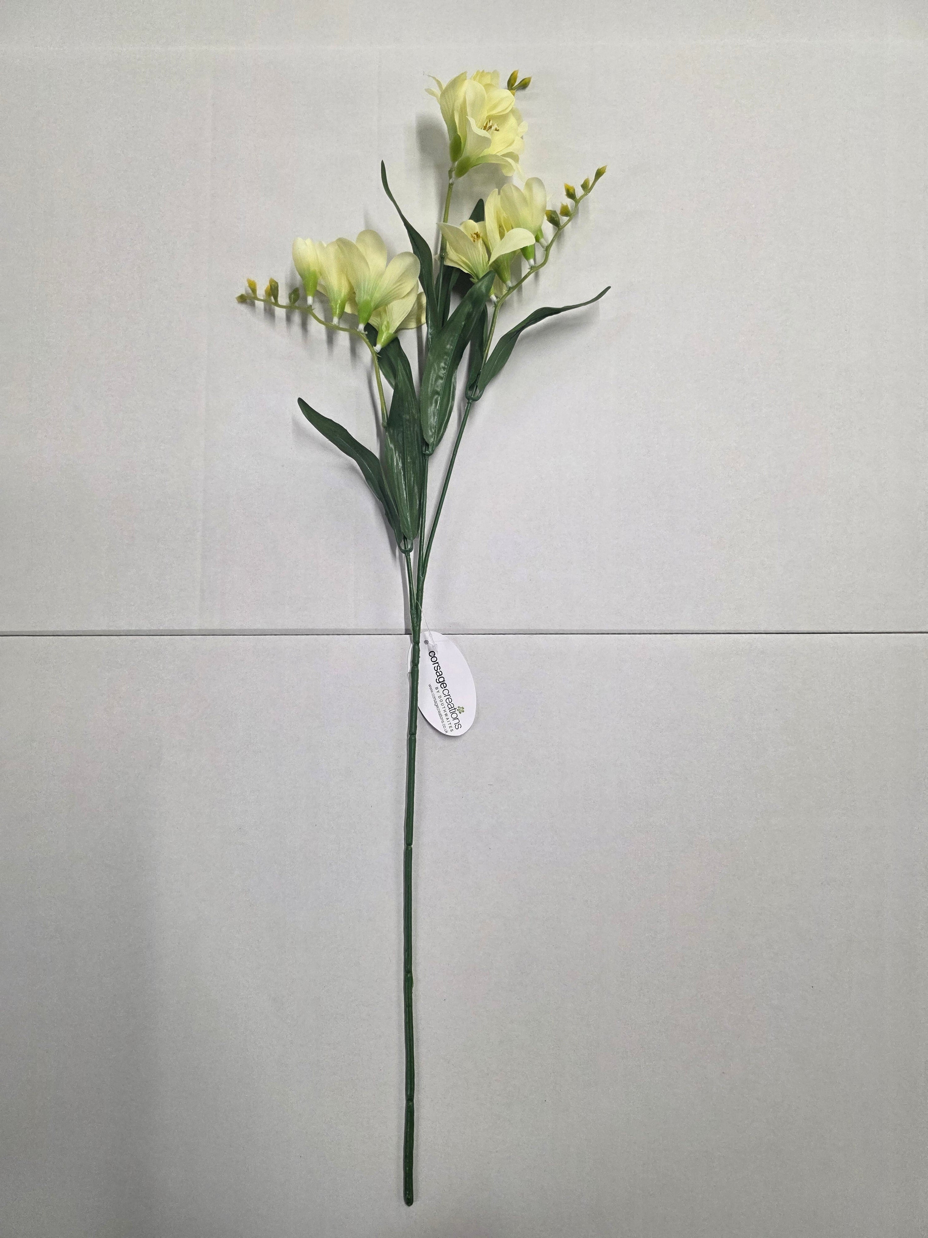 Artificial Freesia Spray Cream (PACK OF 4)