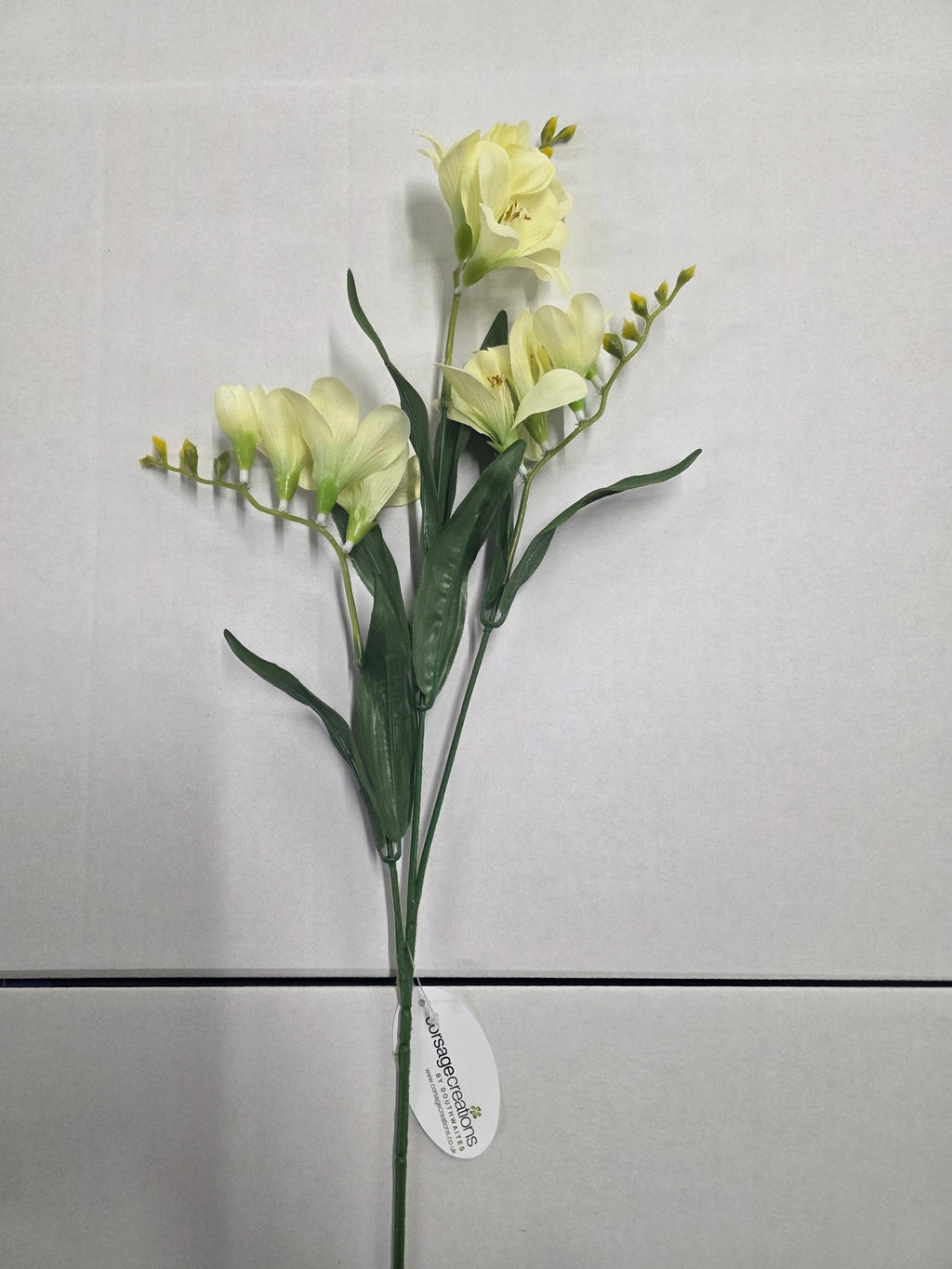 Artificial Freesia Spray Cream (PACK OF 4)