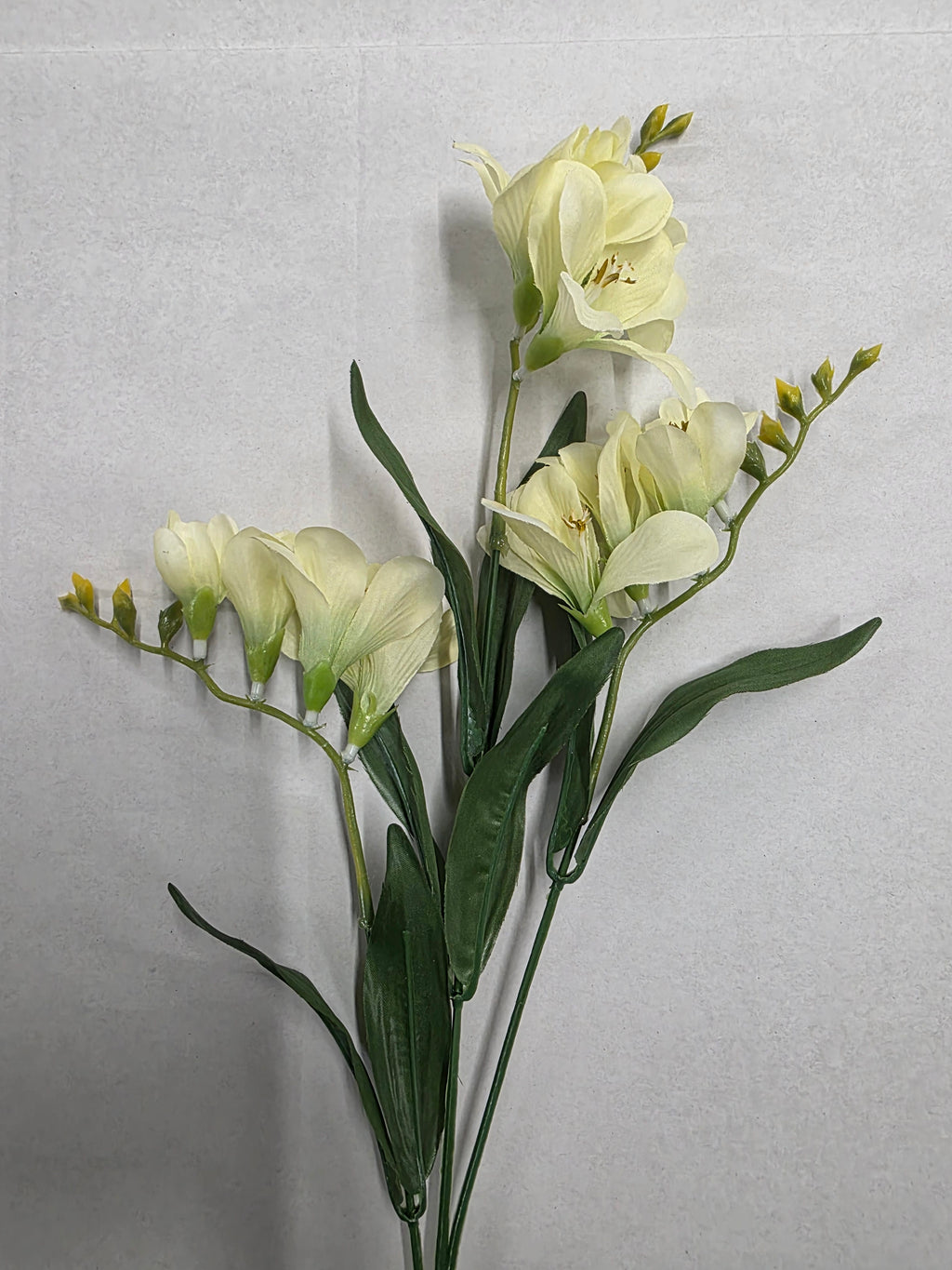 Artificial Freesia Spray Cream (PACK OF 4)