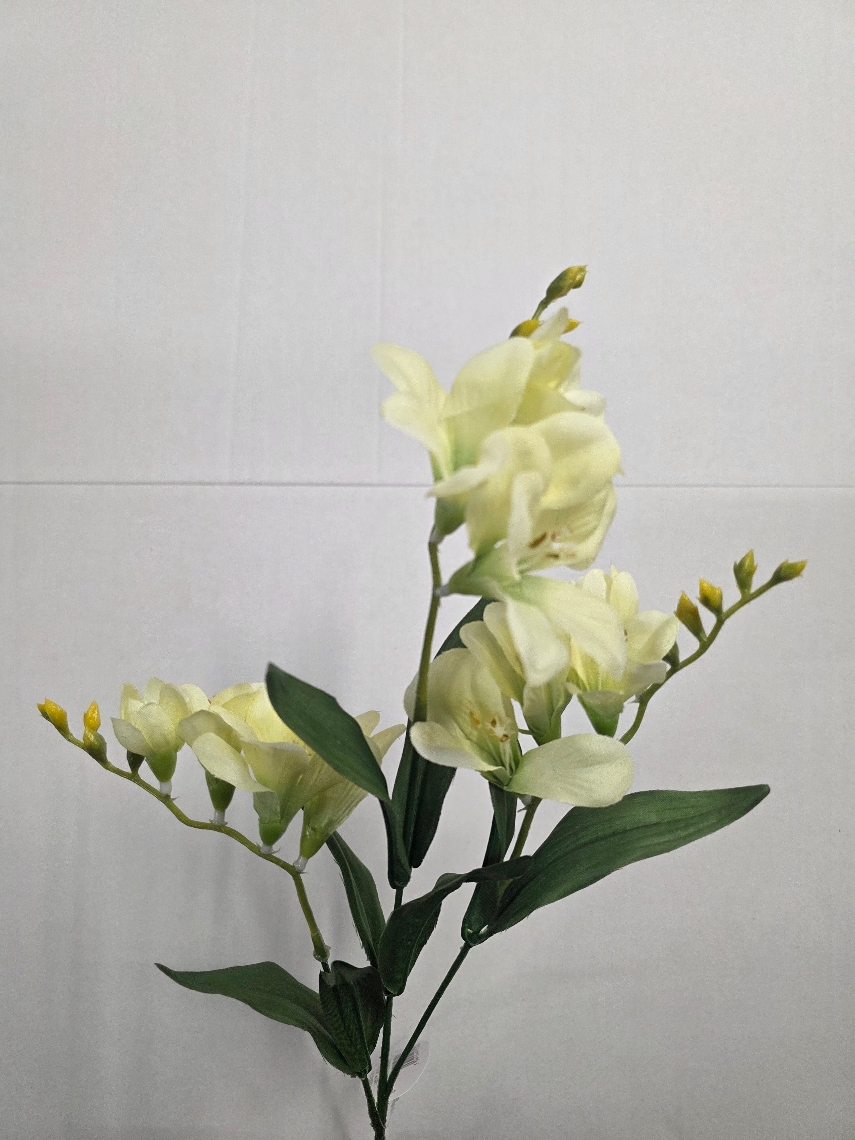 Artificial Freesia Spray Cream (PACK OF 4)