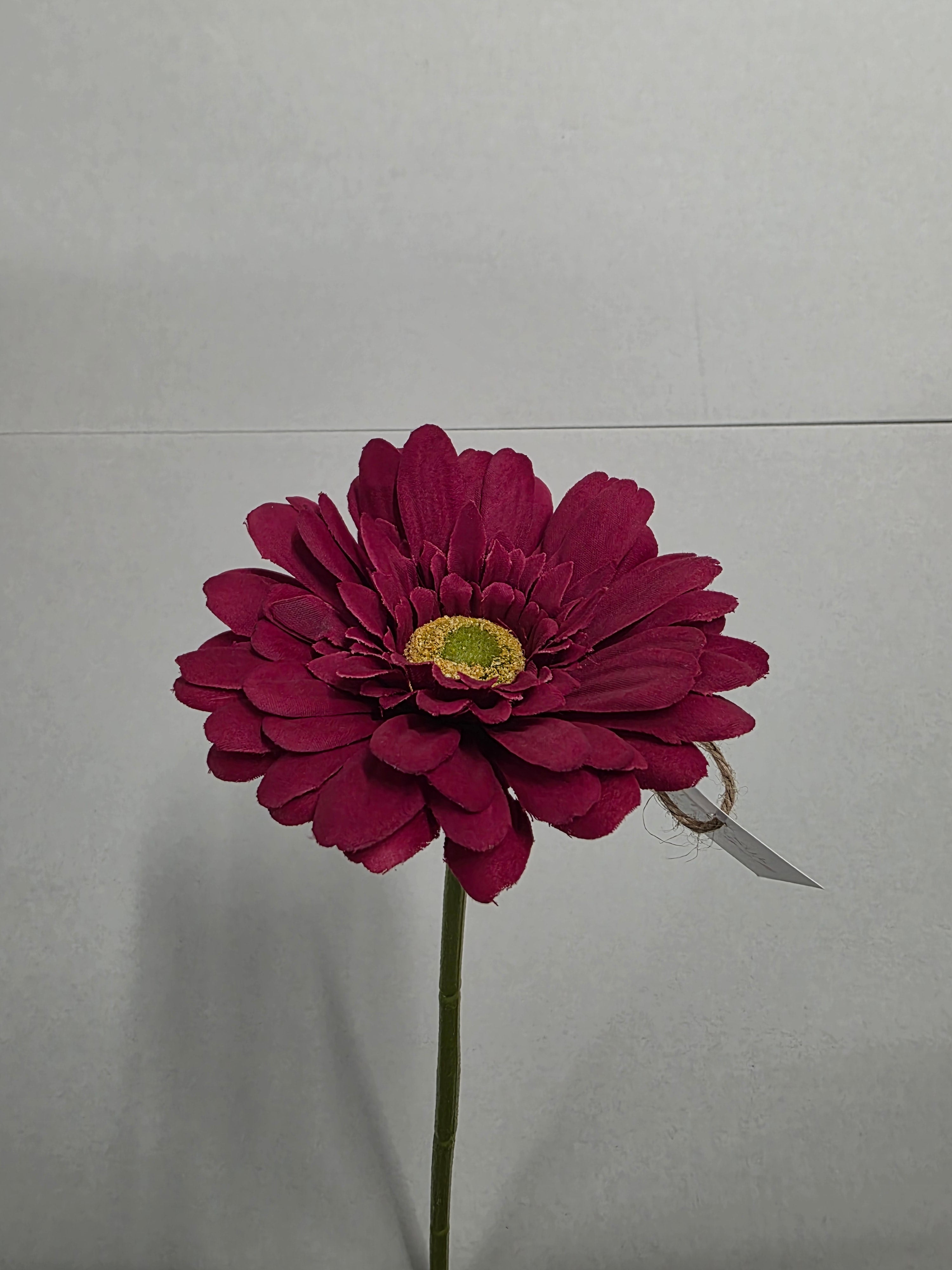 Artificial Gerbera Burgundy 72cm (PACK OF 4)