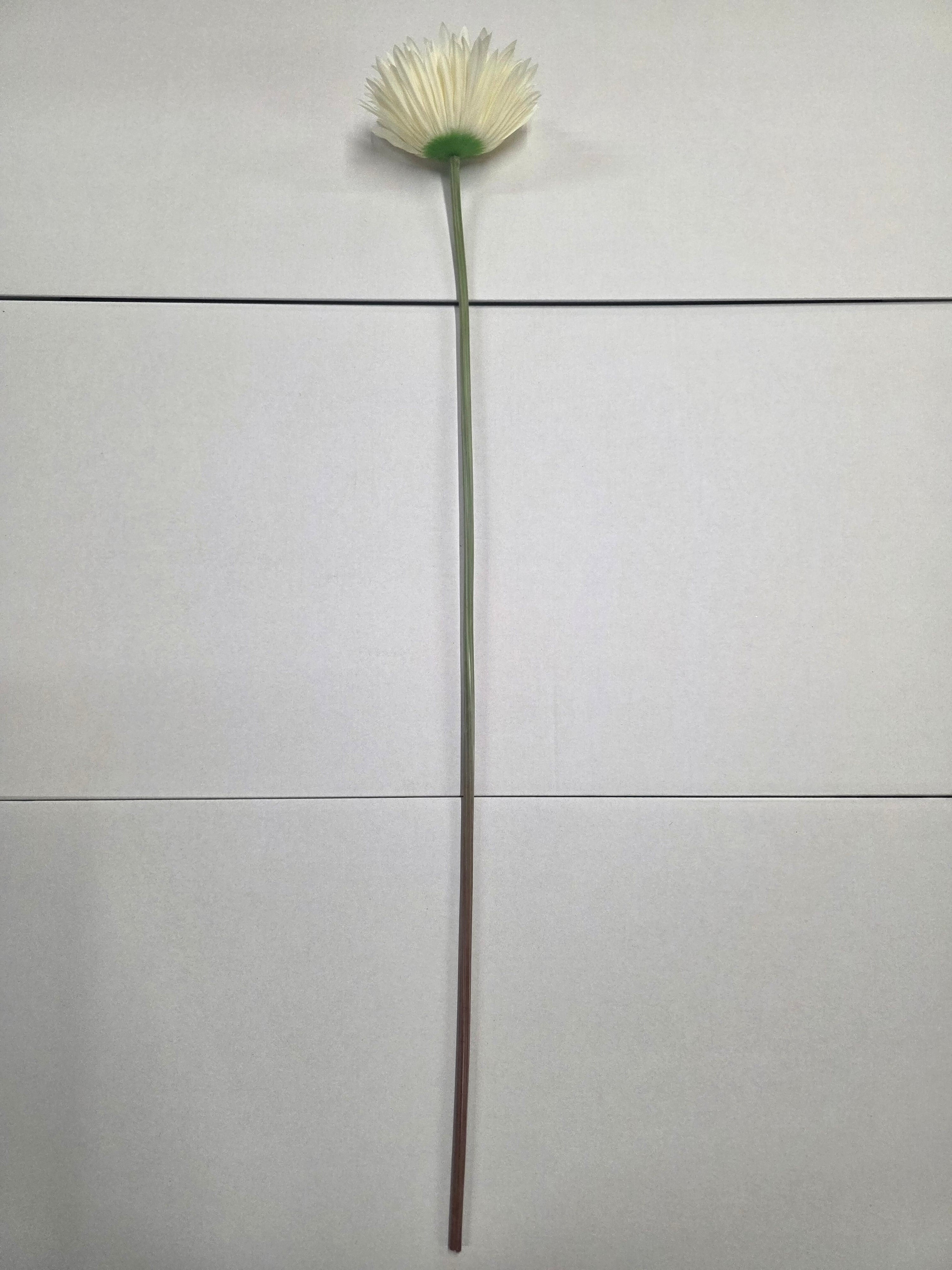 Artificial Gerbera Double White (PACK OF 2)