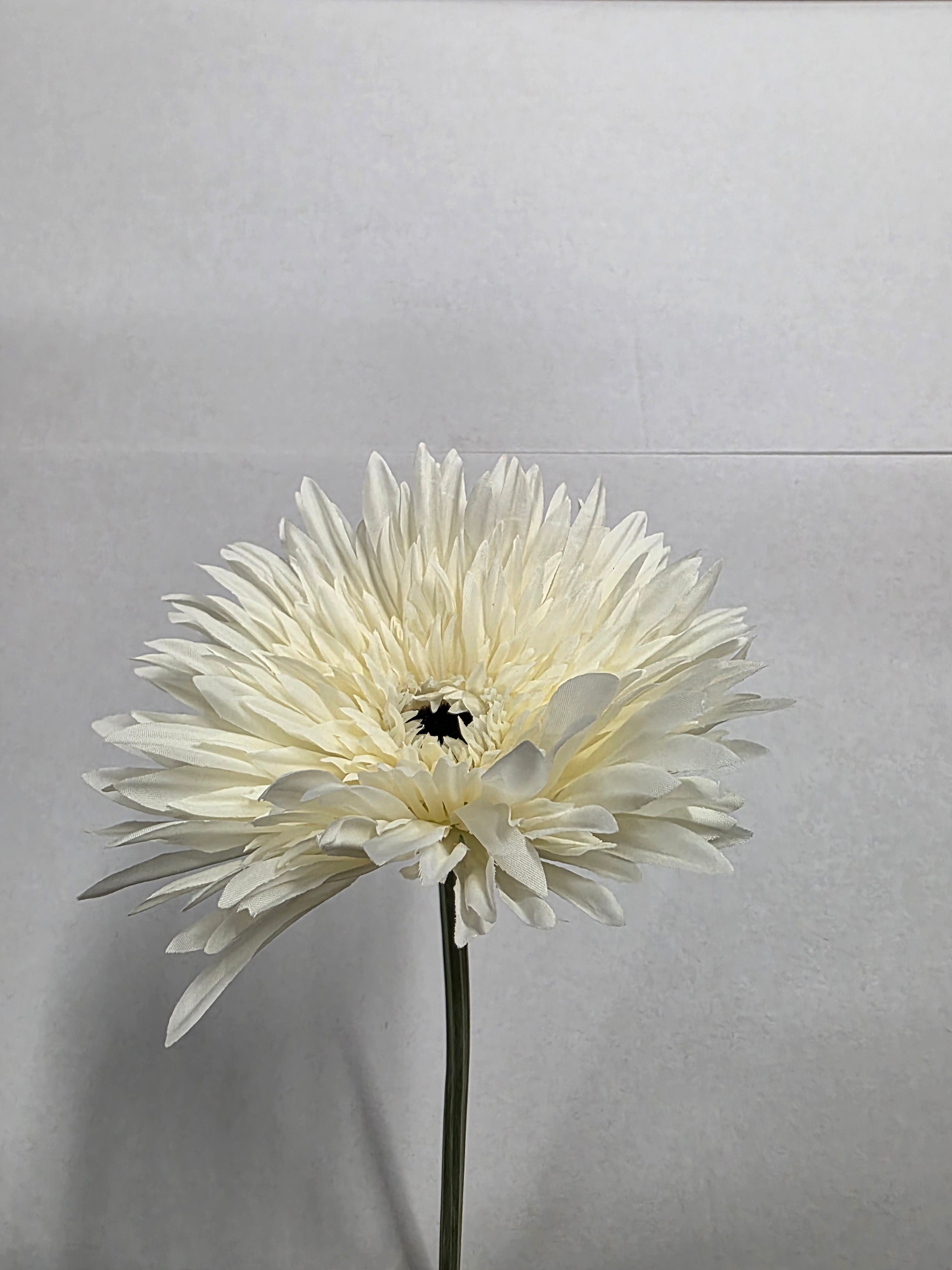 Artificial Gerbera Double White (PACK OF 2)