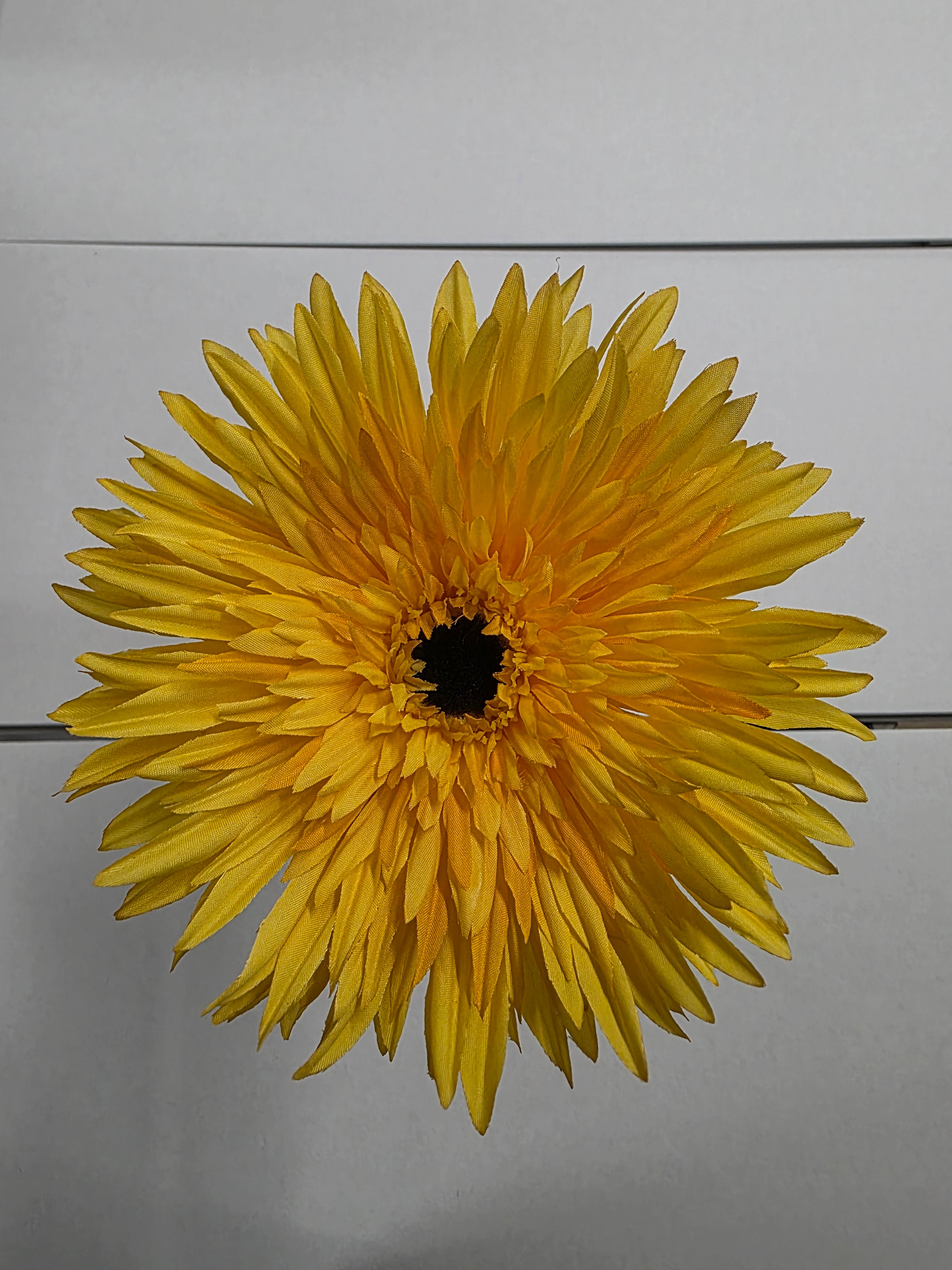 Artificial Gerbera Double Yellow (PACK OF 2)