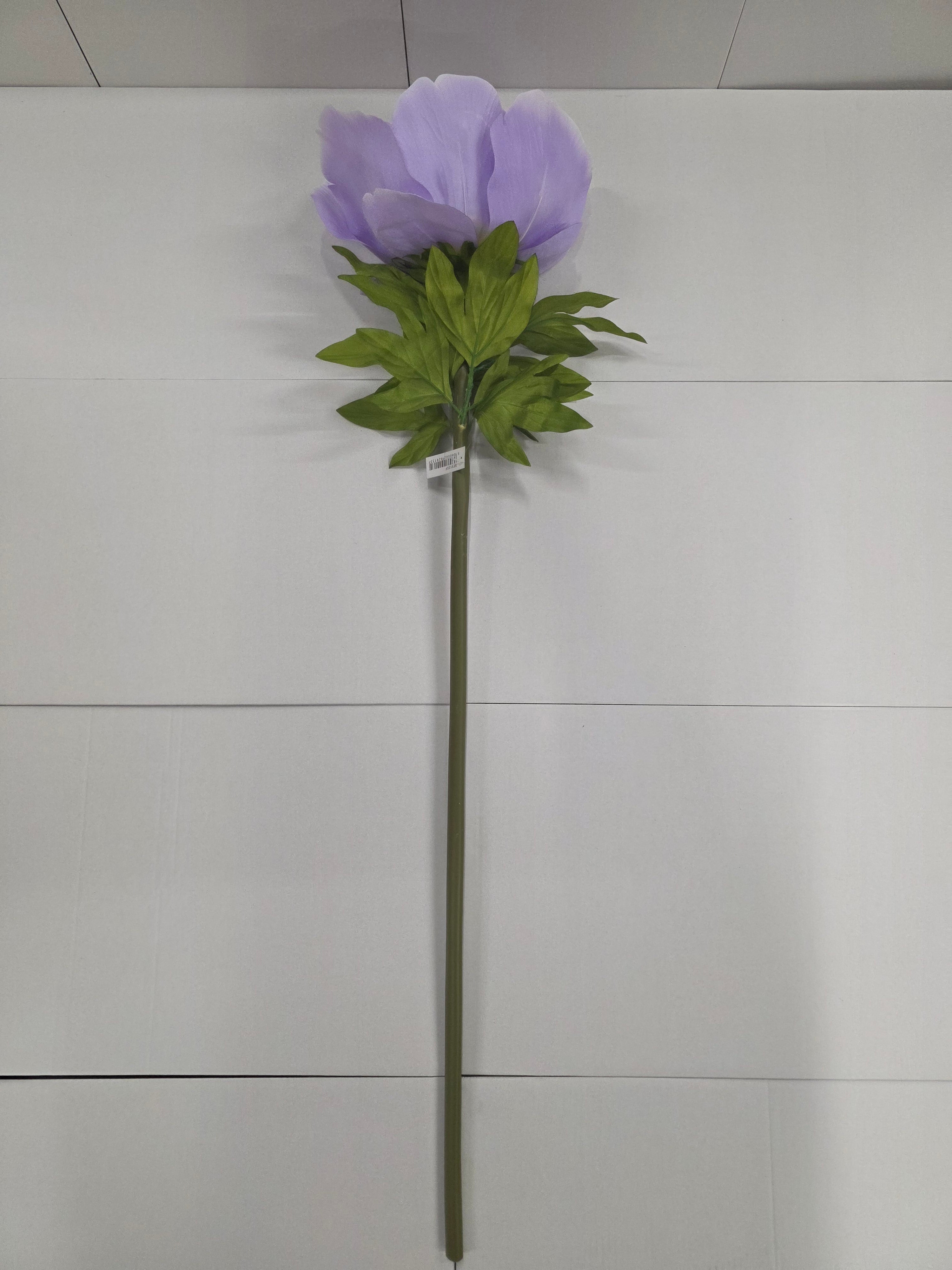 Artificial Giant Anemone Lilac Stem