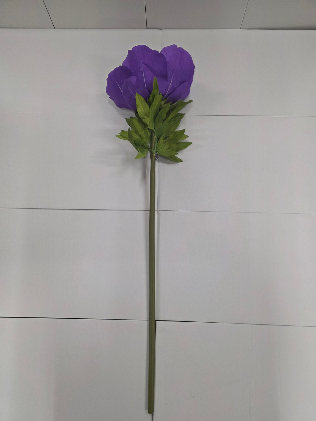 Artificial Giant Anemone Purple Stem